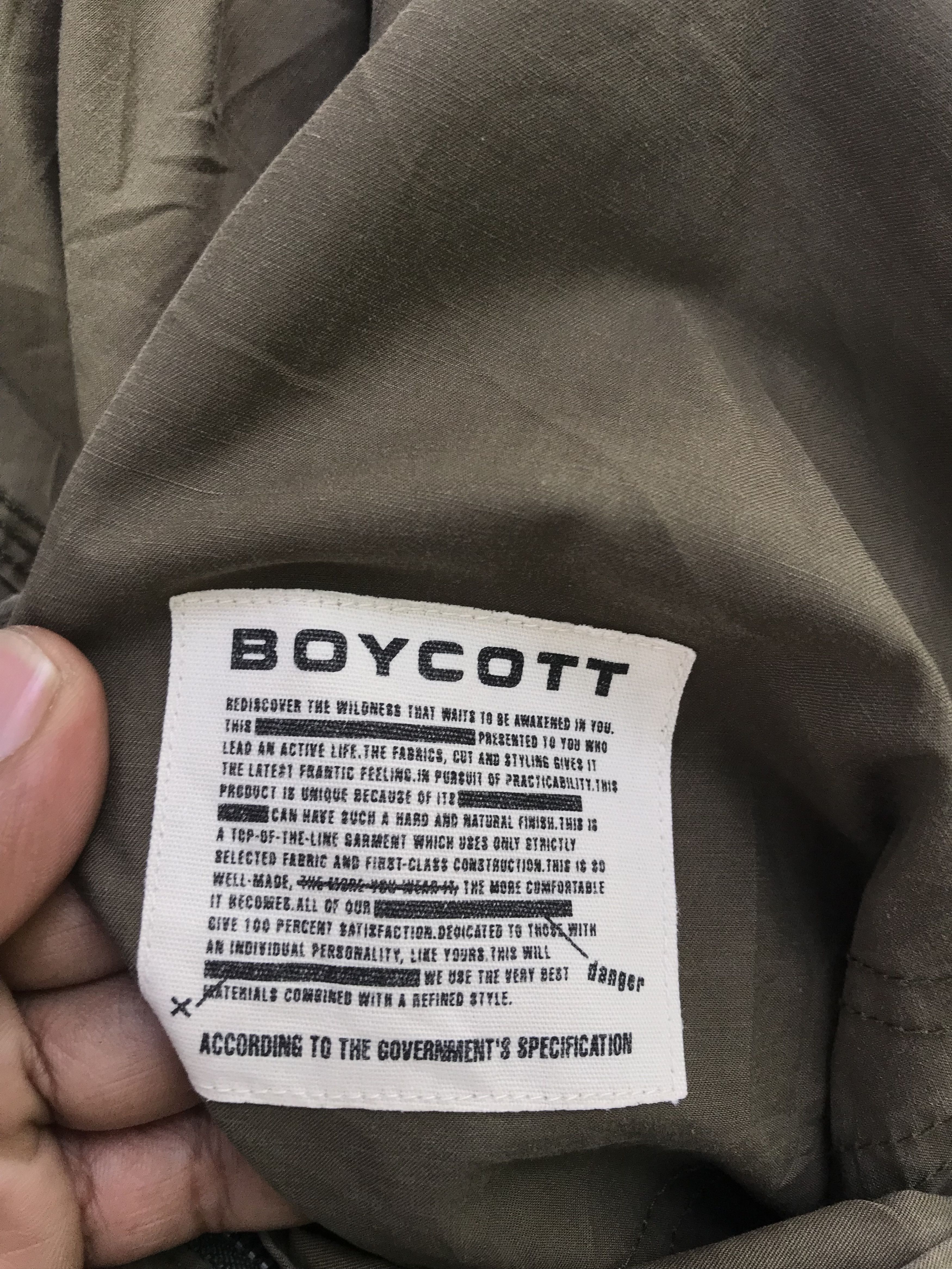 Boycott × Japanese Brand Boycott cargo pants soft fabrics nice to wear Size US 31 - 12 Thumbnail