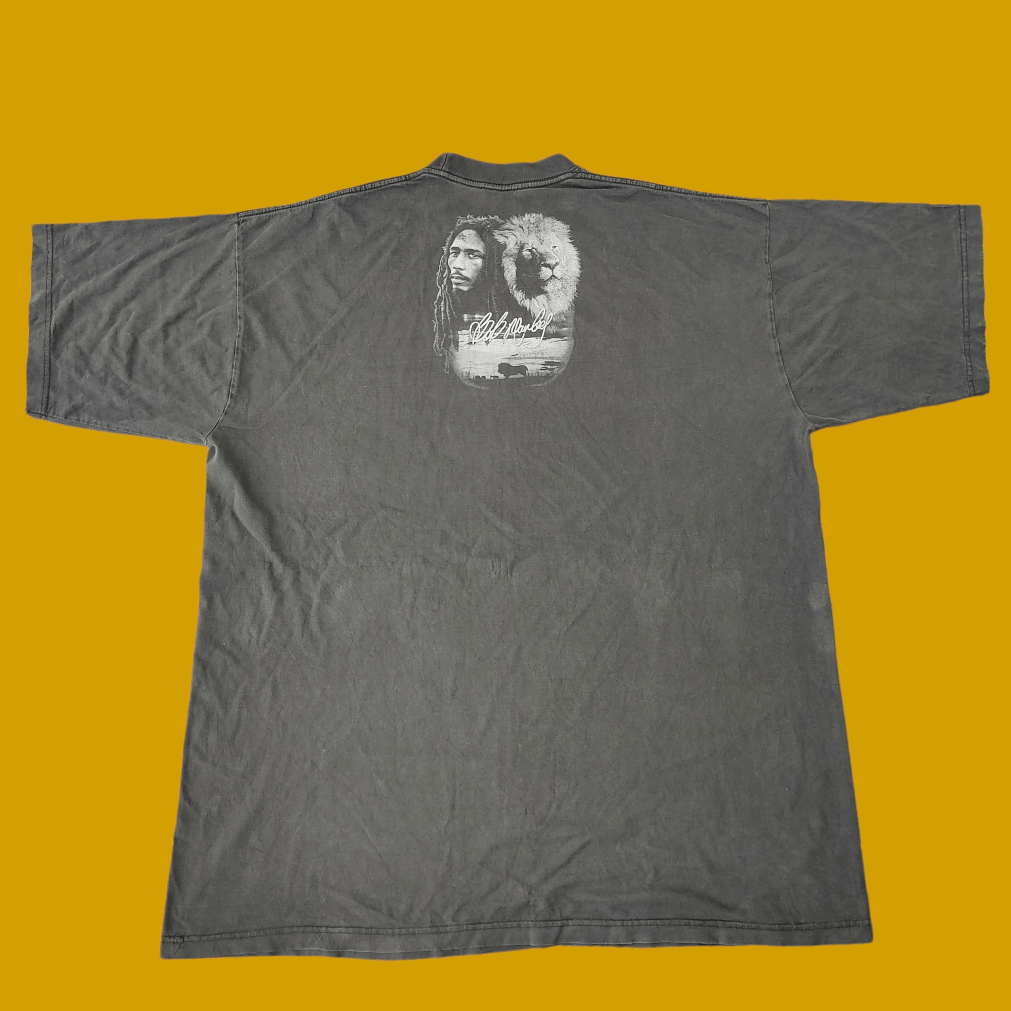 Band Tees 💥STEALS💥 Bob Marley & Lion of Judah T-shirt Size US XXL / EU 58 / 5 - 2 Thumbnail