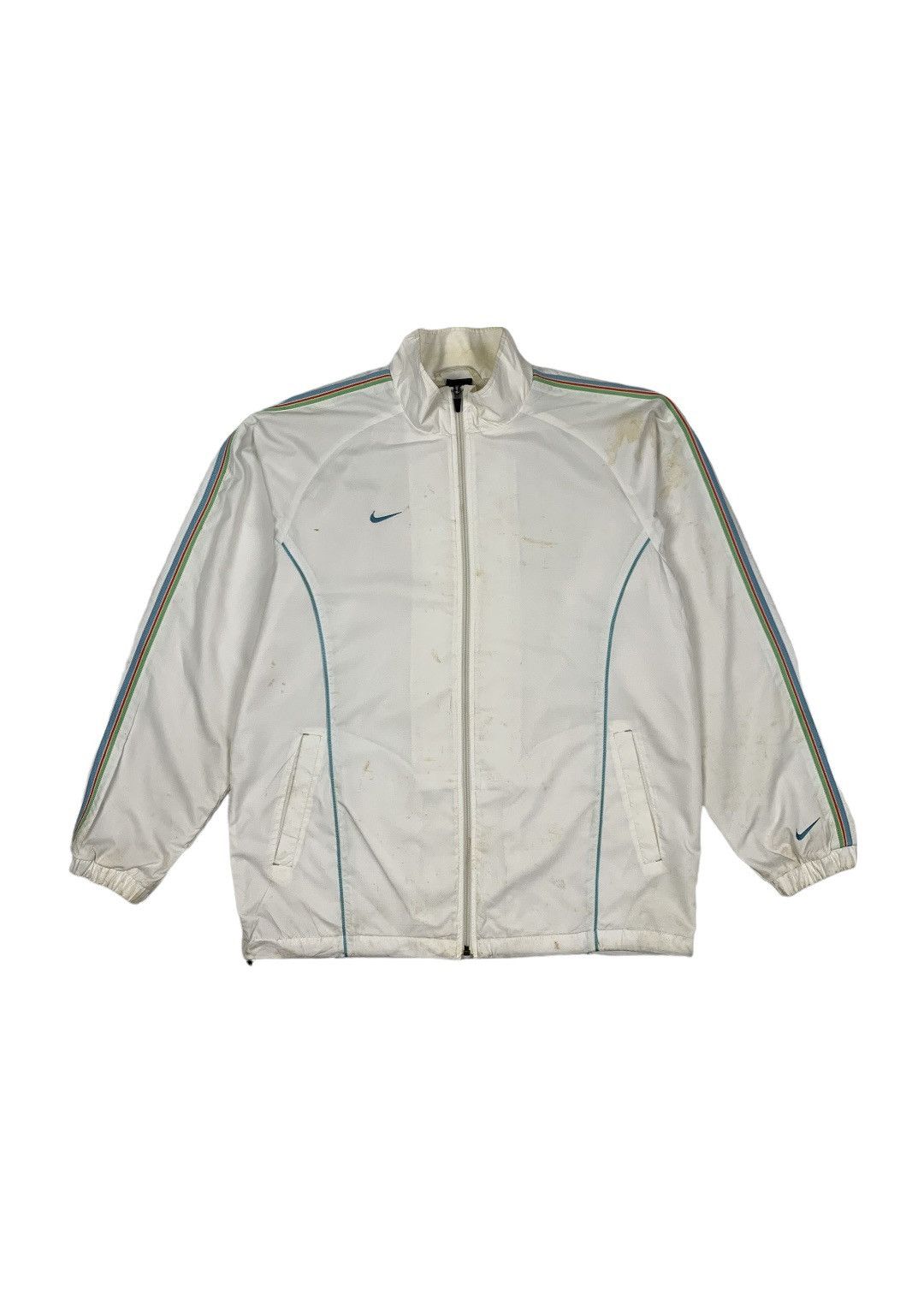 Nike Vintage Nike Sports Style Windbreaker Jacket Size US M / EU 48-50 / 2 - 1 Thumbnail