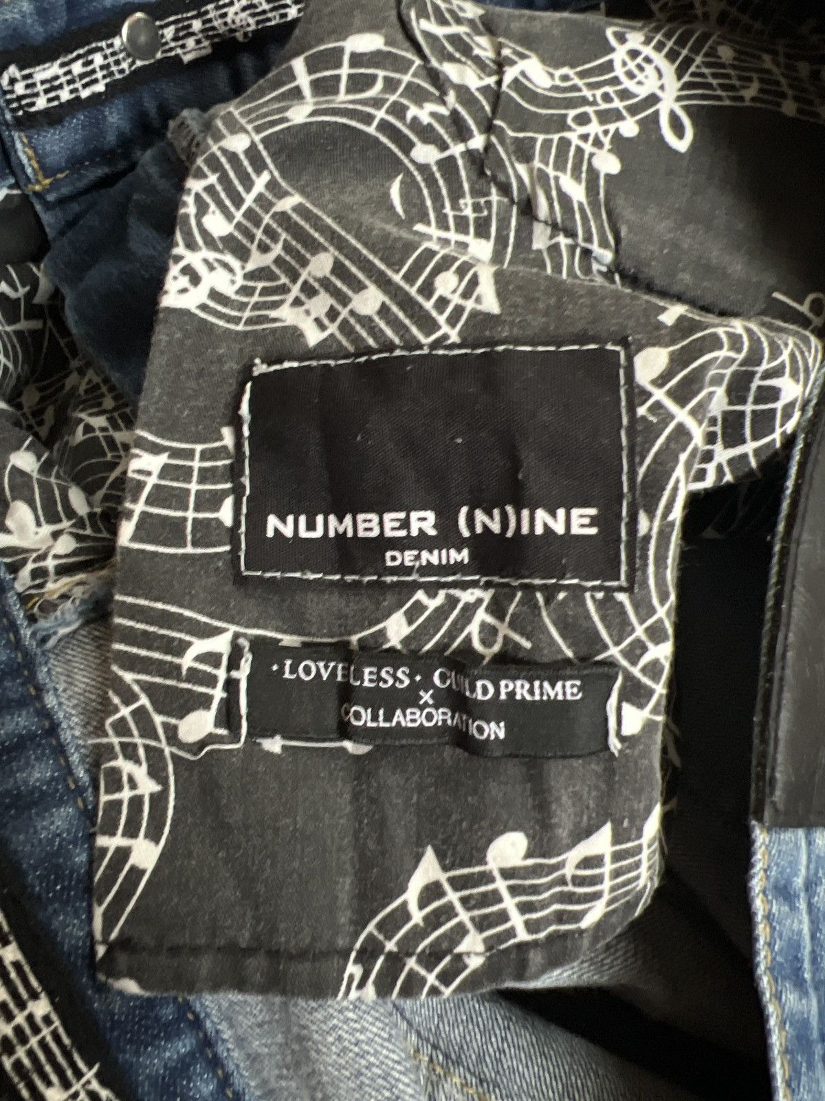 Number (N)ine Number (N)ine Grunge Paint Denim Jeans Size US 32 / EU 48 - 6 Thumbnail