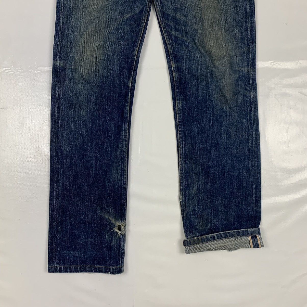 A.P.C. × Vintage Vintage Distressed A.PC Japan Selvedge Denim Jeans Pants Size US 31 - 2 Thumbnail