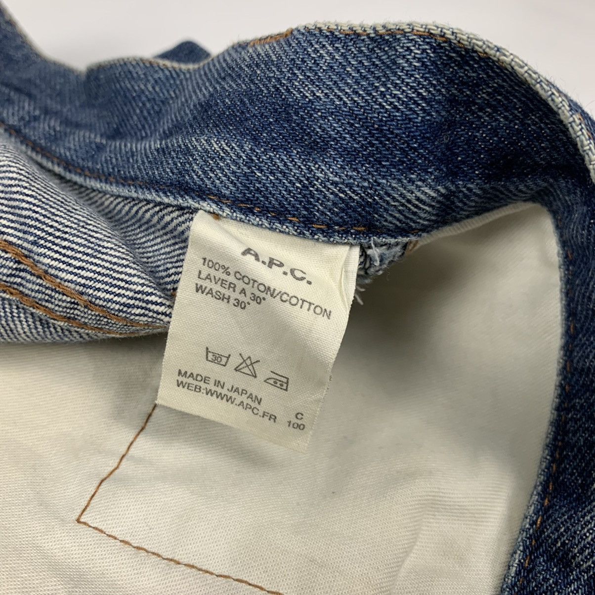 A.P.C. × Vintage Vintage Distressed A.PC Japan Selvedge Denim Jeans Pants Size US 31 - 11 Thumbnail