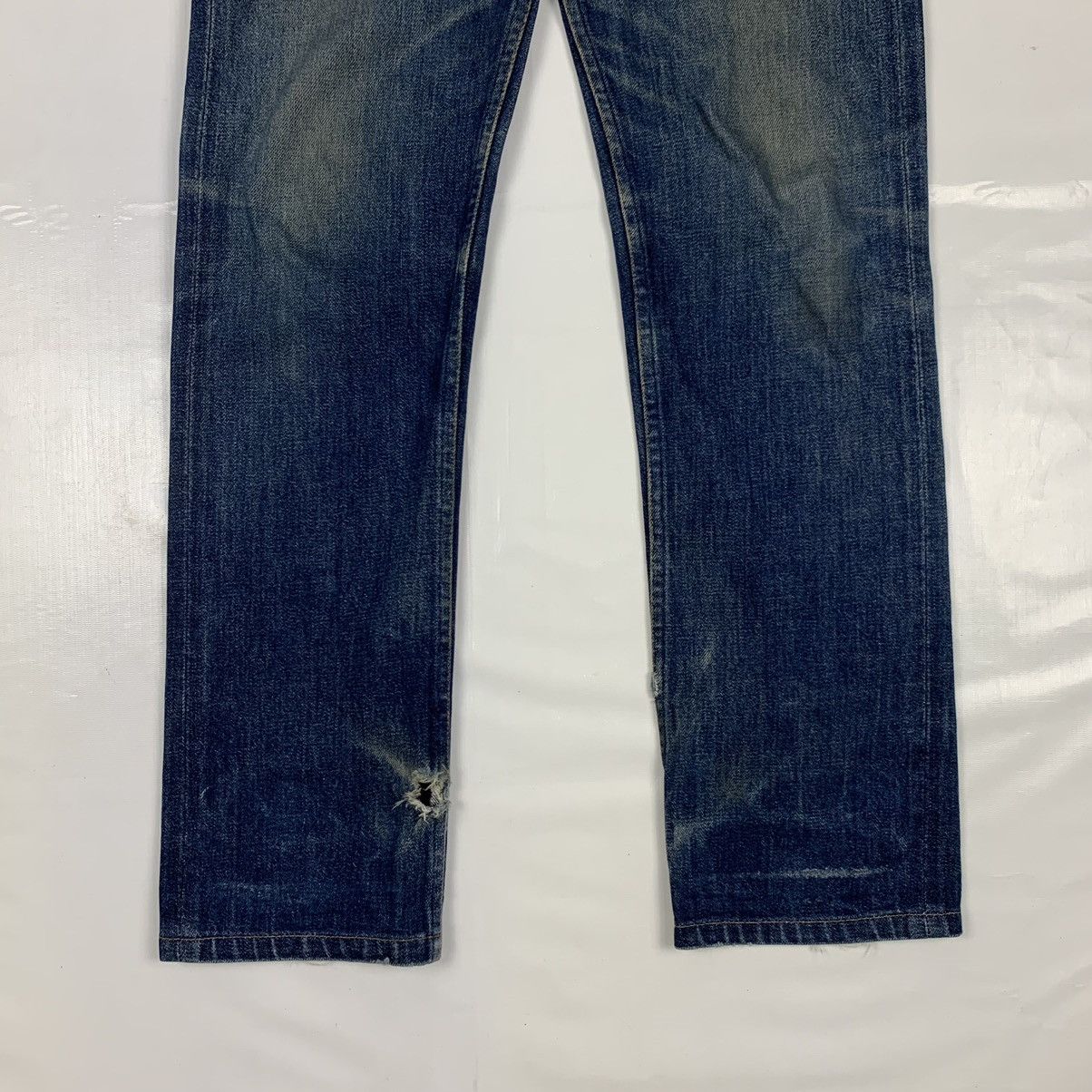 A.P.C. × Vintage Vintage Distressed A.PC Japan Selvedge Denim Jeans Pants Size US 31 - 6 Thumbnail