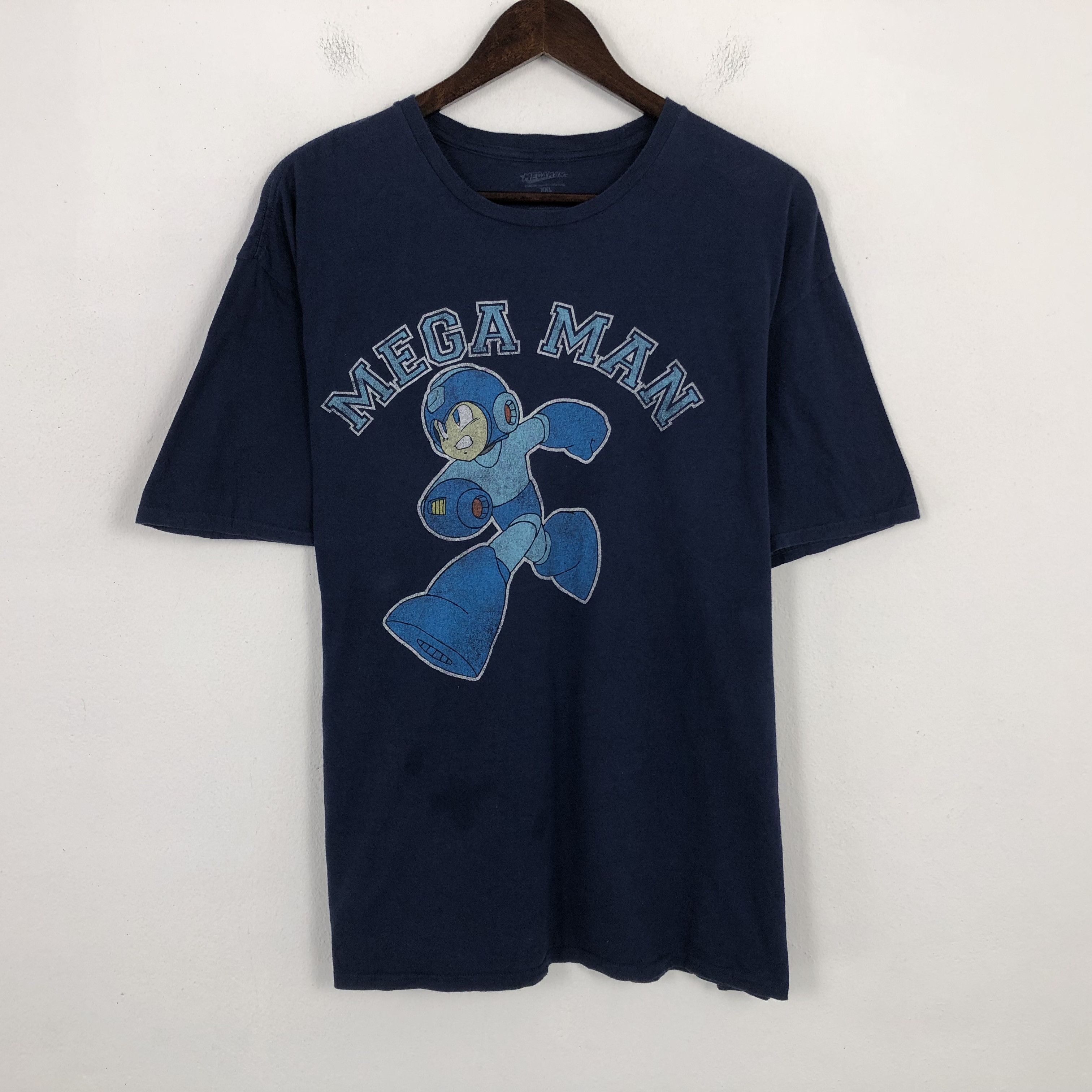 Vintage Mega man Japanese Cartoon Design Tshirt