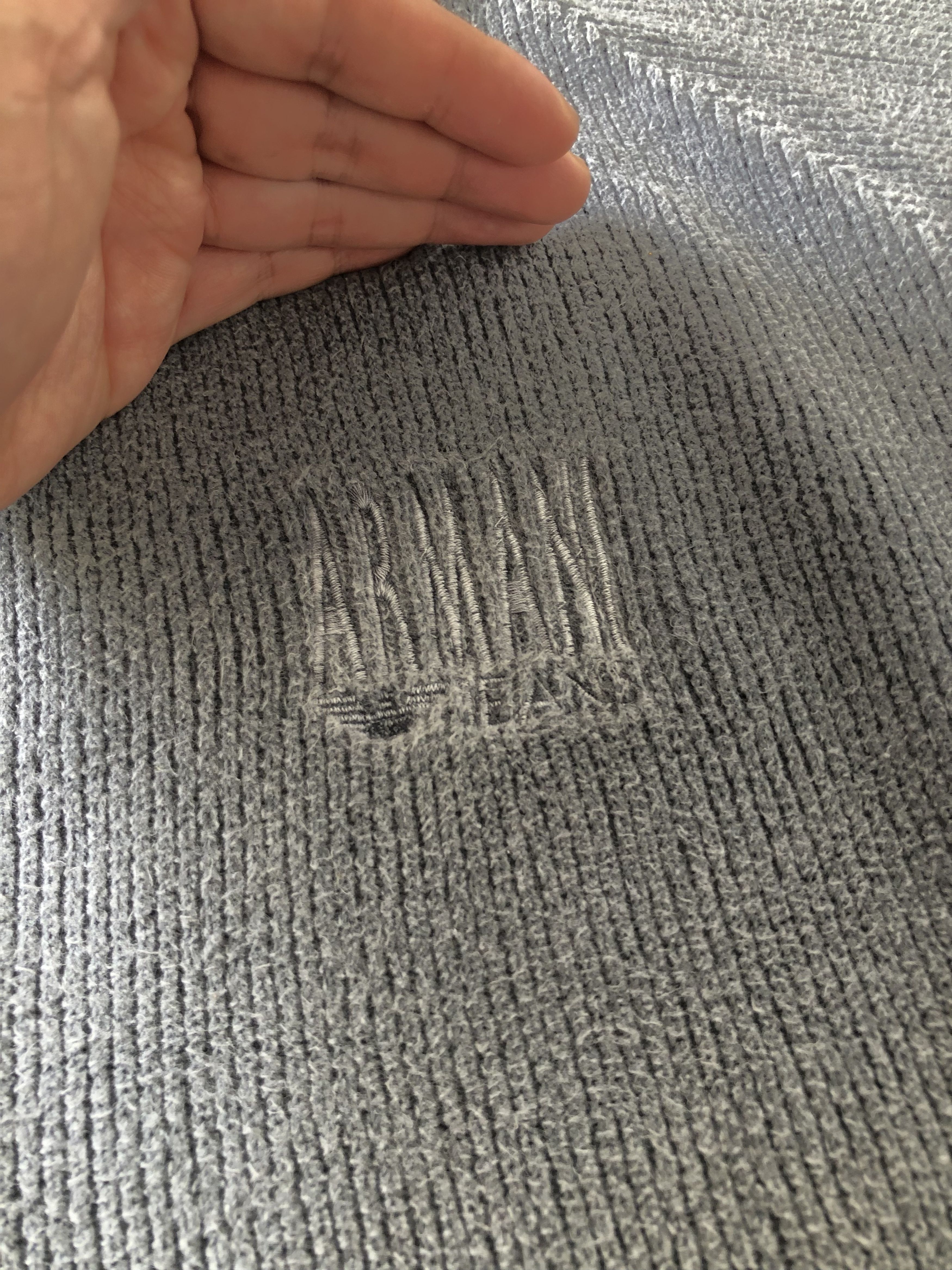 Armani × Giorgio Armani × Vintage VINTAGE 90’S ARMANI JEANS PULLOVER SWEATER RELAXED FIT Size US L / EU 52-54 / 3 - 7 Thumbnail