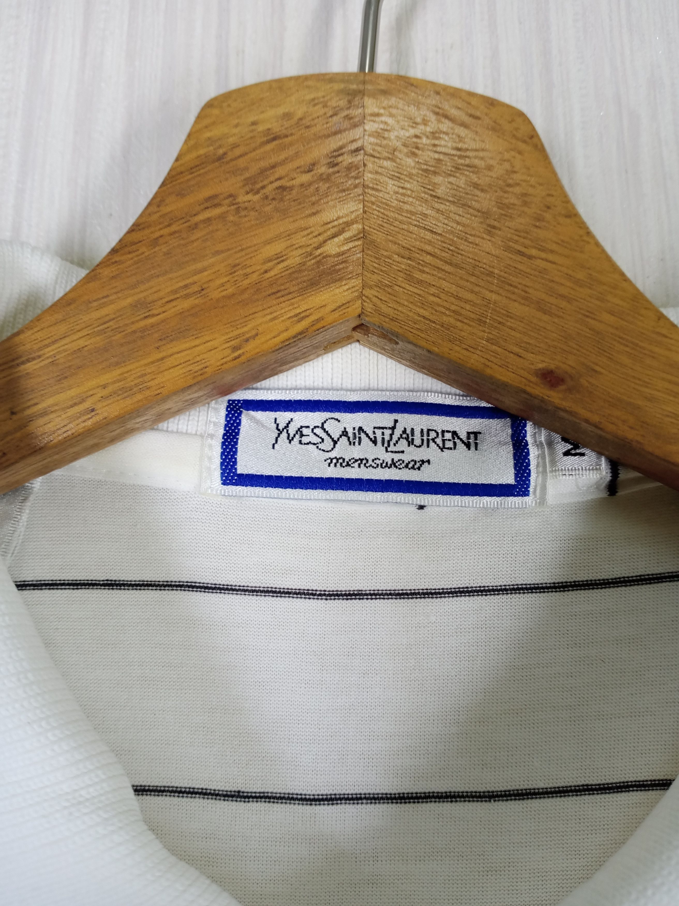 Vintage Vintage Yves Saint Laurent Polo Shirt Size US M / EU 48-50 / 2 - 7 Thumbnail