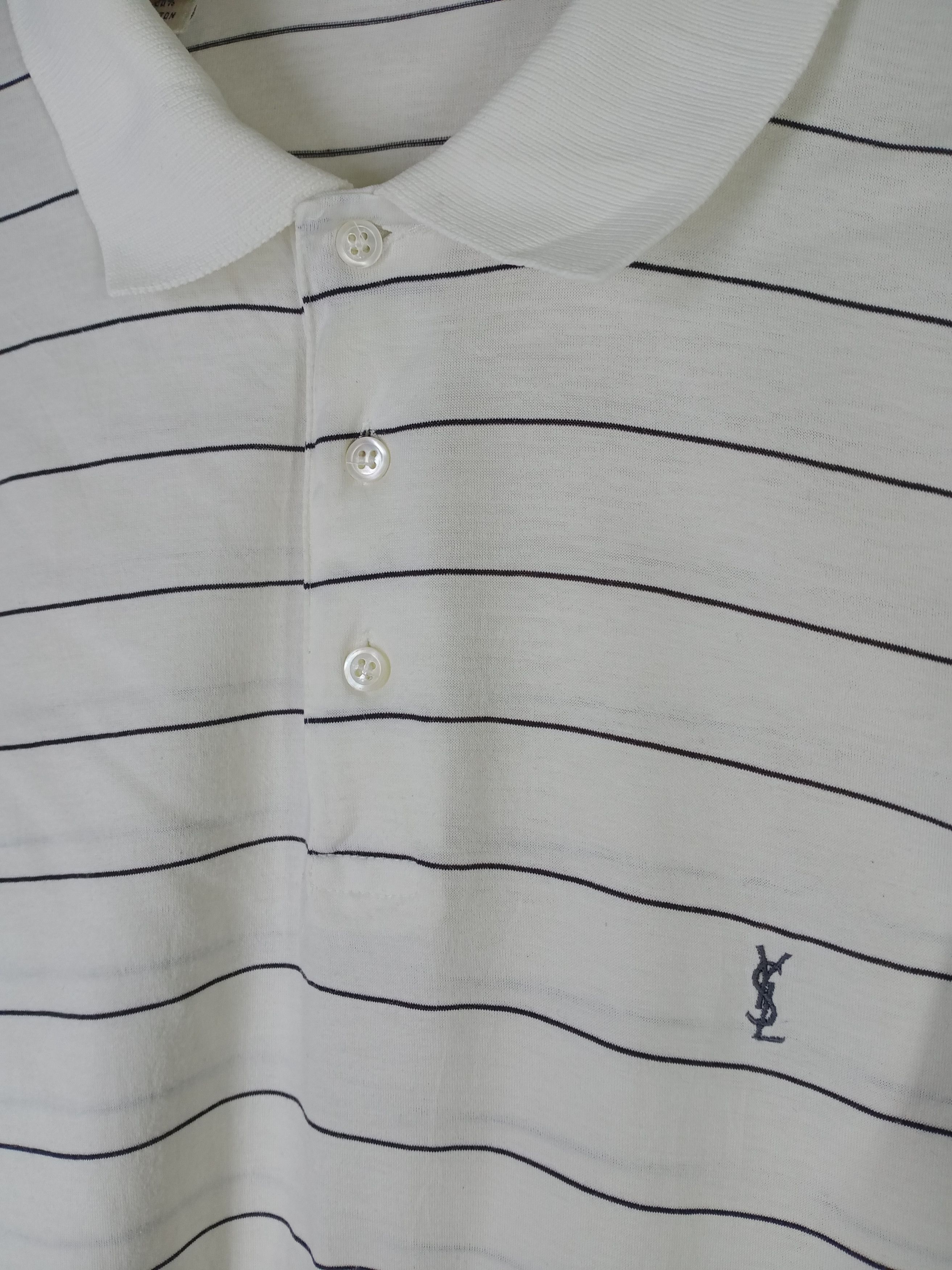 Vintage Vintage Yves Saint Laurent Polo Shirt Size US M / EU 48-50 / 2 - 4 Thumbnail