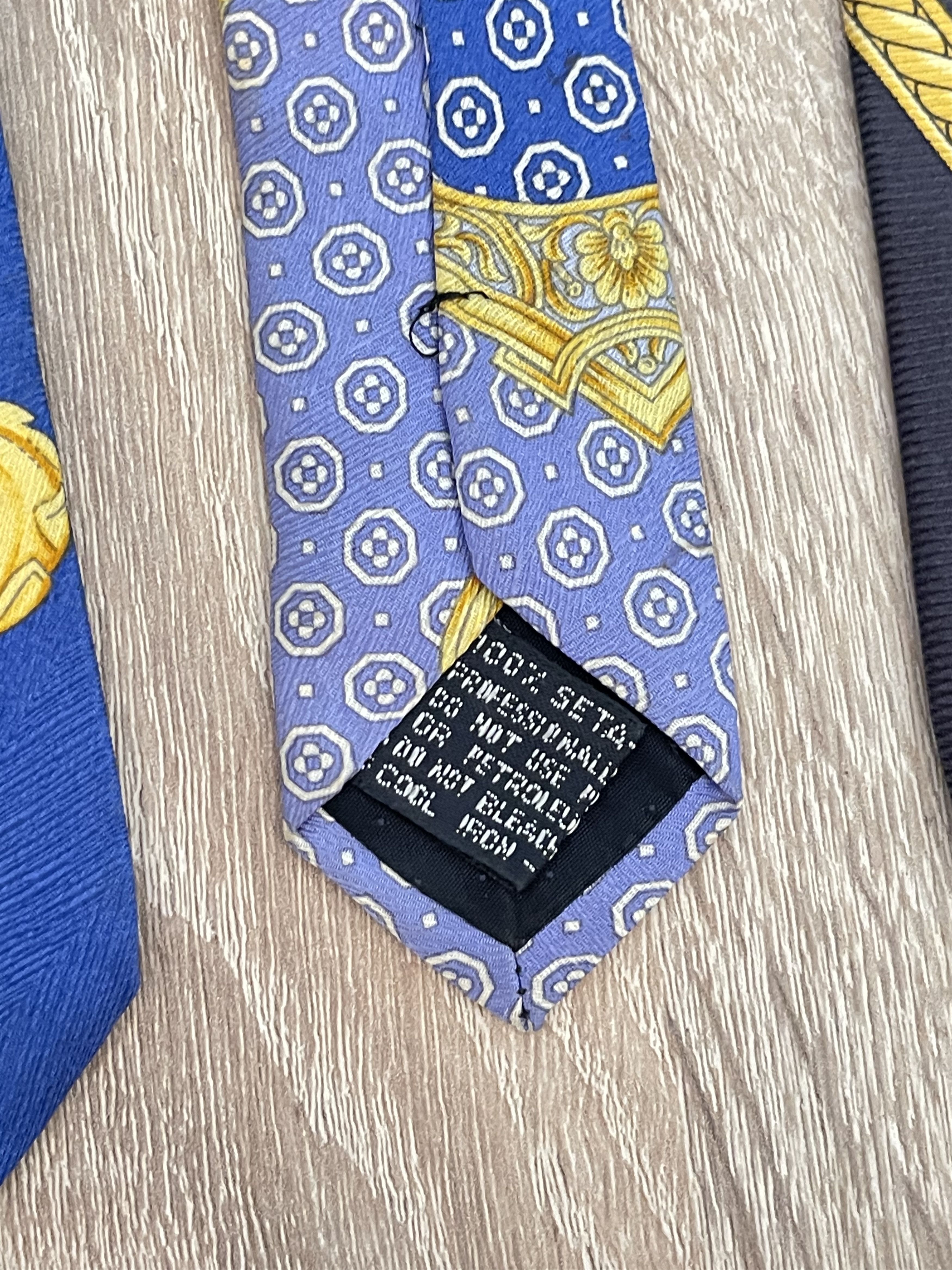 Versace 🔥 2 x baroque Gianni versace combo silk Ties Size ONE SIZE - 4 Thumbnail