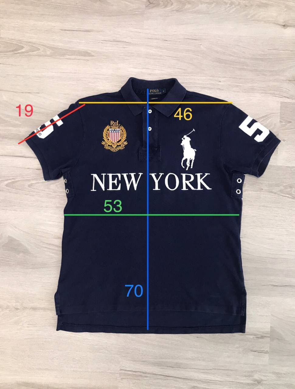 POLO RALPH LAUREN ビッグポニー NEWYORK 5 ポロシャツ - メルカリ