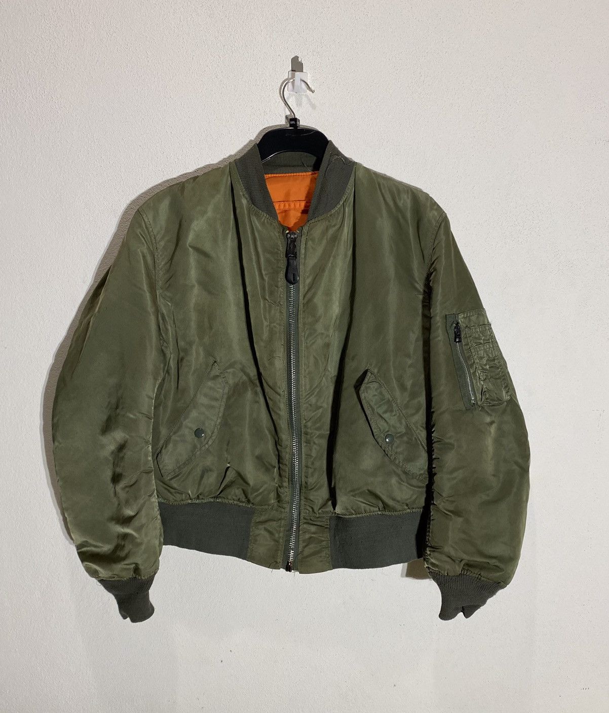 MA-1 BOMBER JACKET REVERSIBLE MADE IN USA