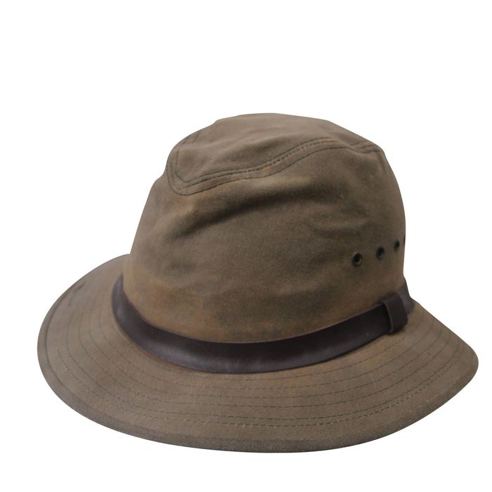 Vintage Vintage Filson Waxed Tin Cloth Hat | Grailed