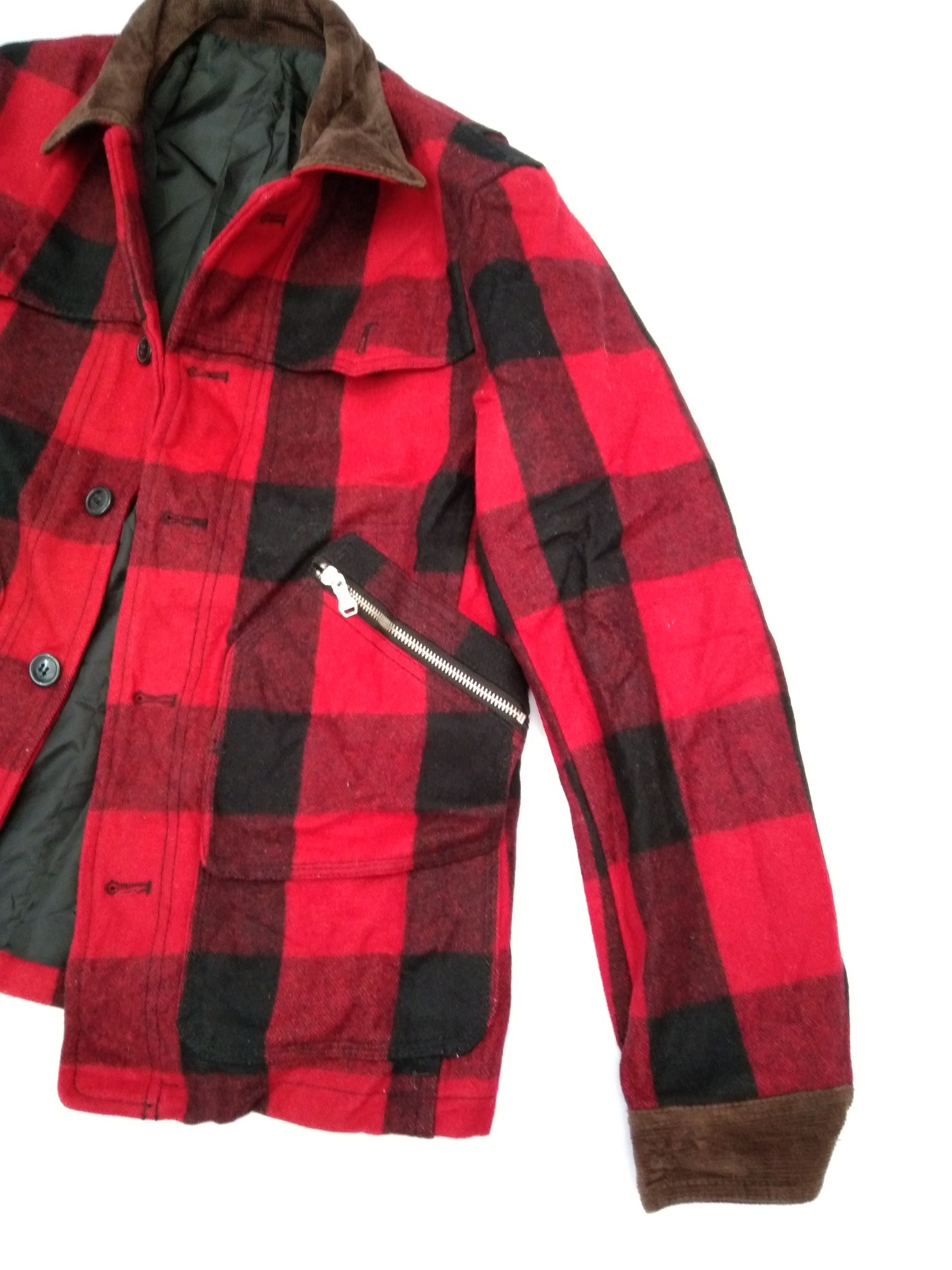 Japanese Brand Takeo Kikuchi Tk Mixpice Red Checker Retro Punk Jacket Size US M / EU 48-50 / 2 - 5 Thumbnail
