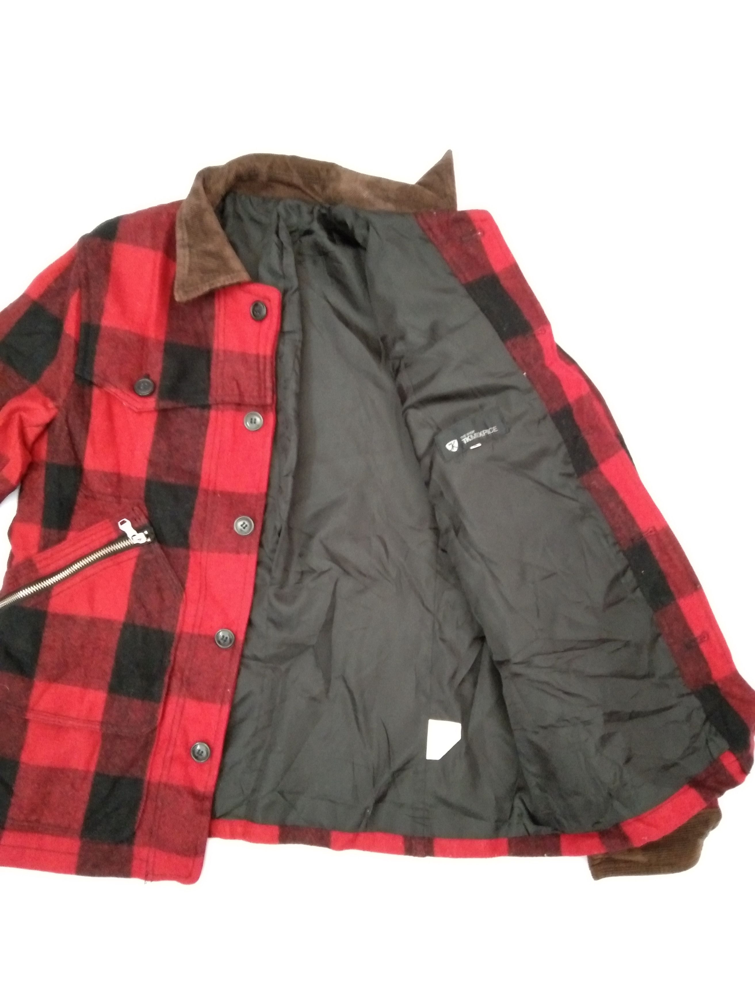 Japanese Brand Takeo Kikuchi Tk Mixpice Red Checker Retro Punk Jacket Size US M / EU 48-50 / 2 - 12 Thumbnail