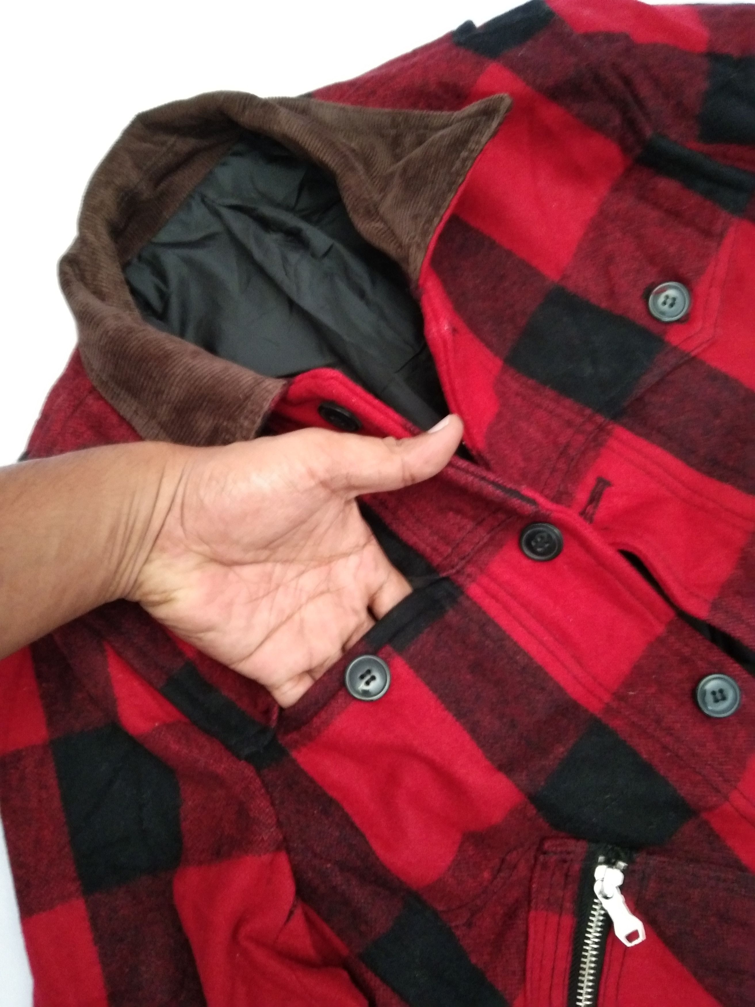 Japanese Brand Takeo Kikuchi Tk Mixpice Red Checker Retro Punk Jacket Size US M / EU 48-50 / 2 - 7 Thumbnail