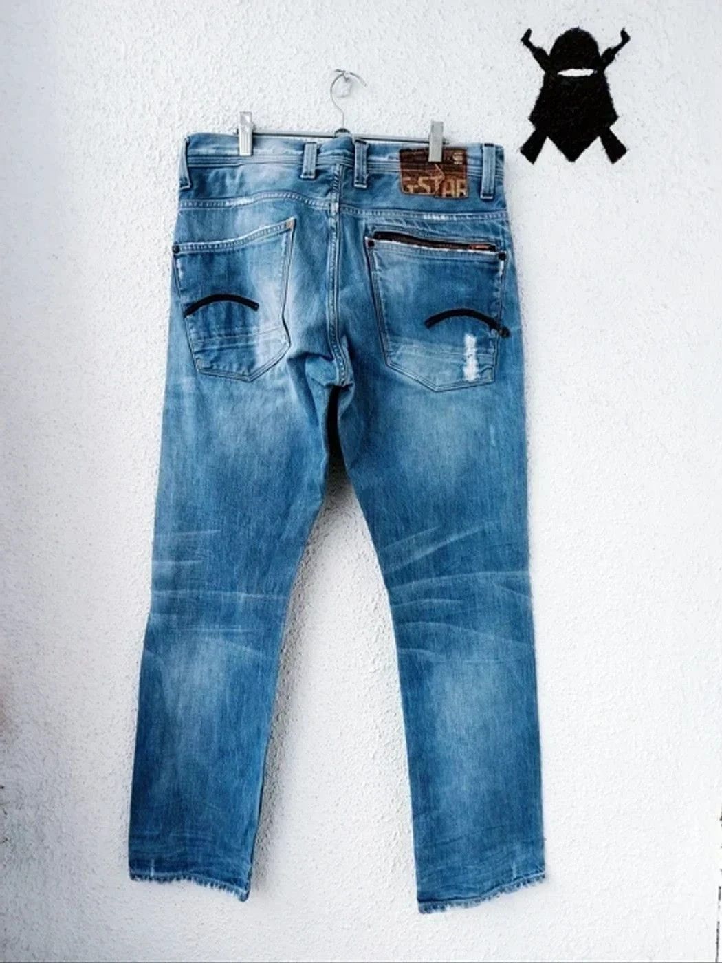 VINTAGE G STAR DENIM JEANS PANTS 33X32
