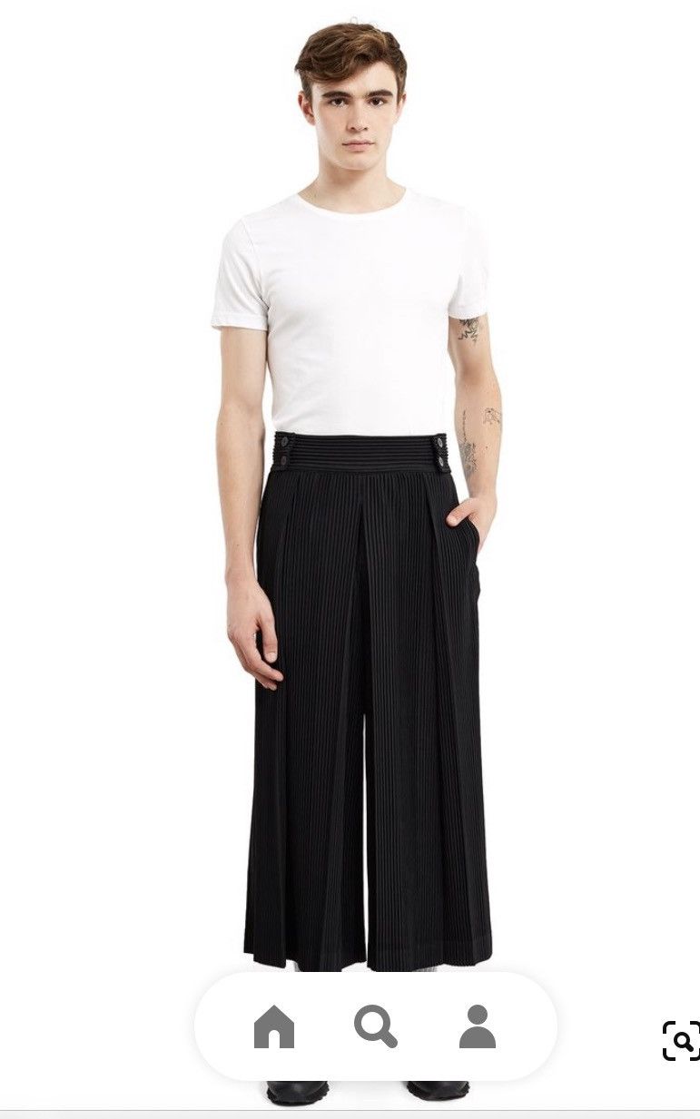 Issey Miyake Issey Miyake Homme plisse black hakama pants