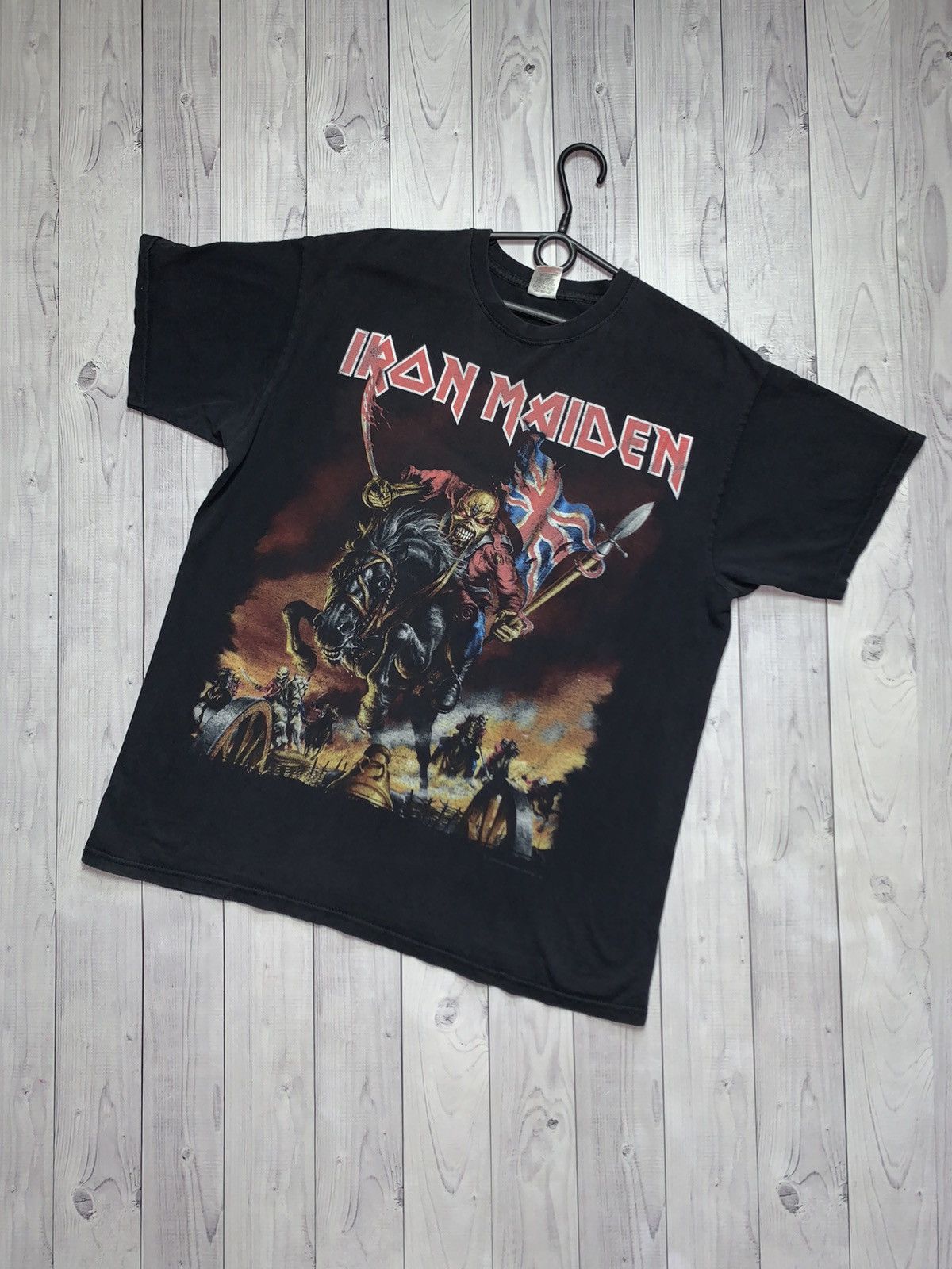 Band Tees Vintage Rock tee Iron Maiden tour tee logo size L Size US L / EU 52-54 / 3 - 1 Thumbnail