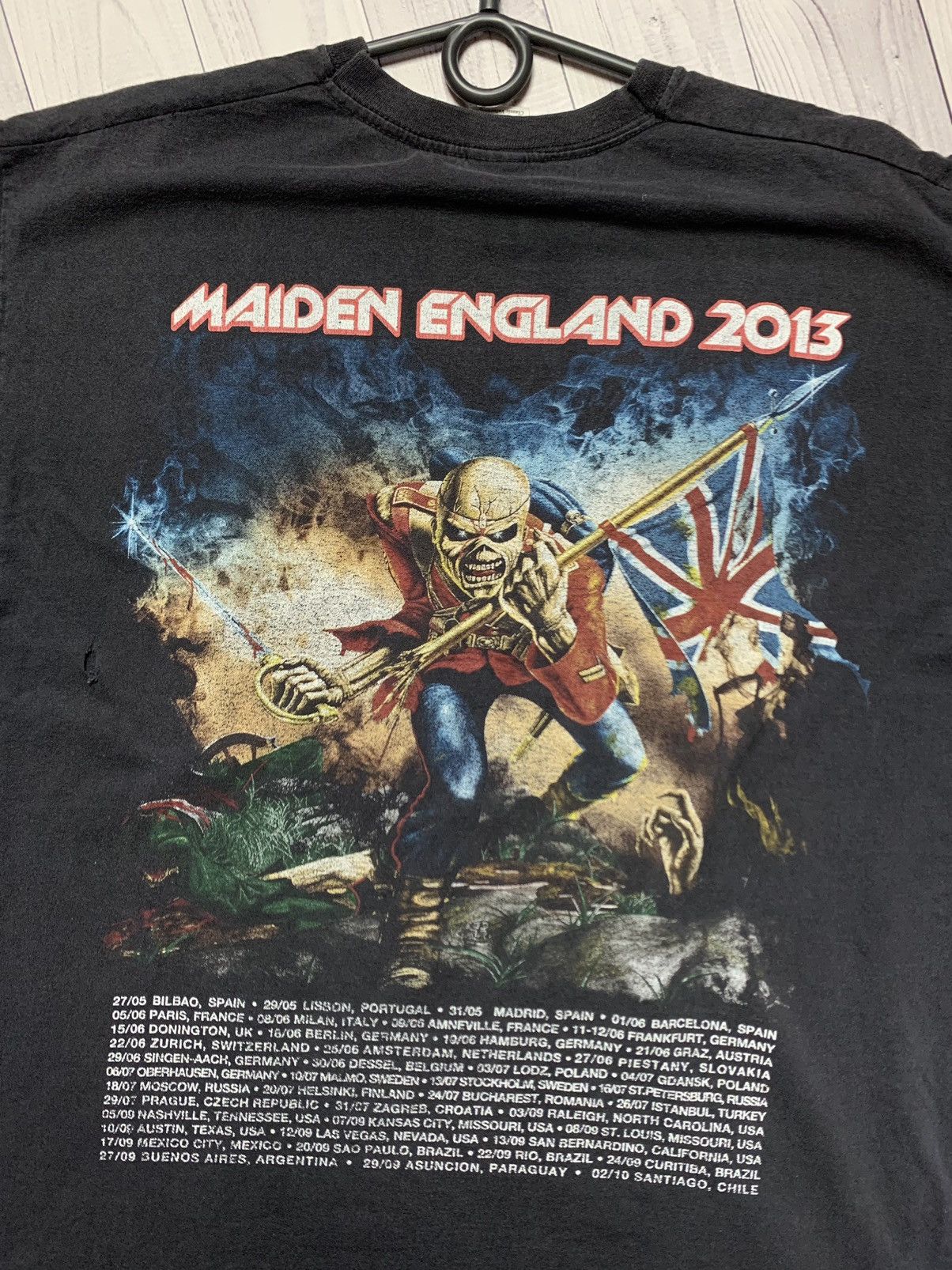 Band Tees Vintage Rock tee Iron Maiden tour tee logo size L Size US L / EU 52-54 / 3 - 4 Thumbnail