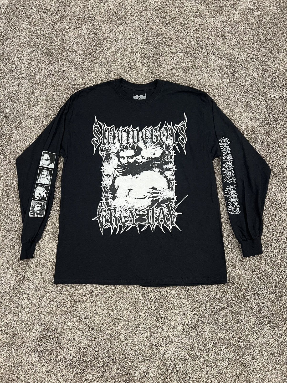 Pouya & $uicideboy$ Merch $uicideboy$ Grey Day 2022 Tour L/S | Grailed