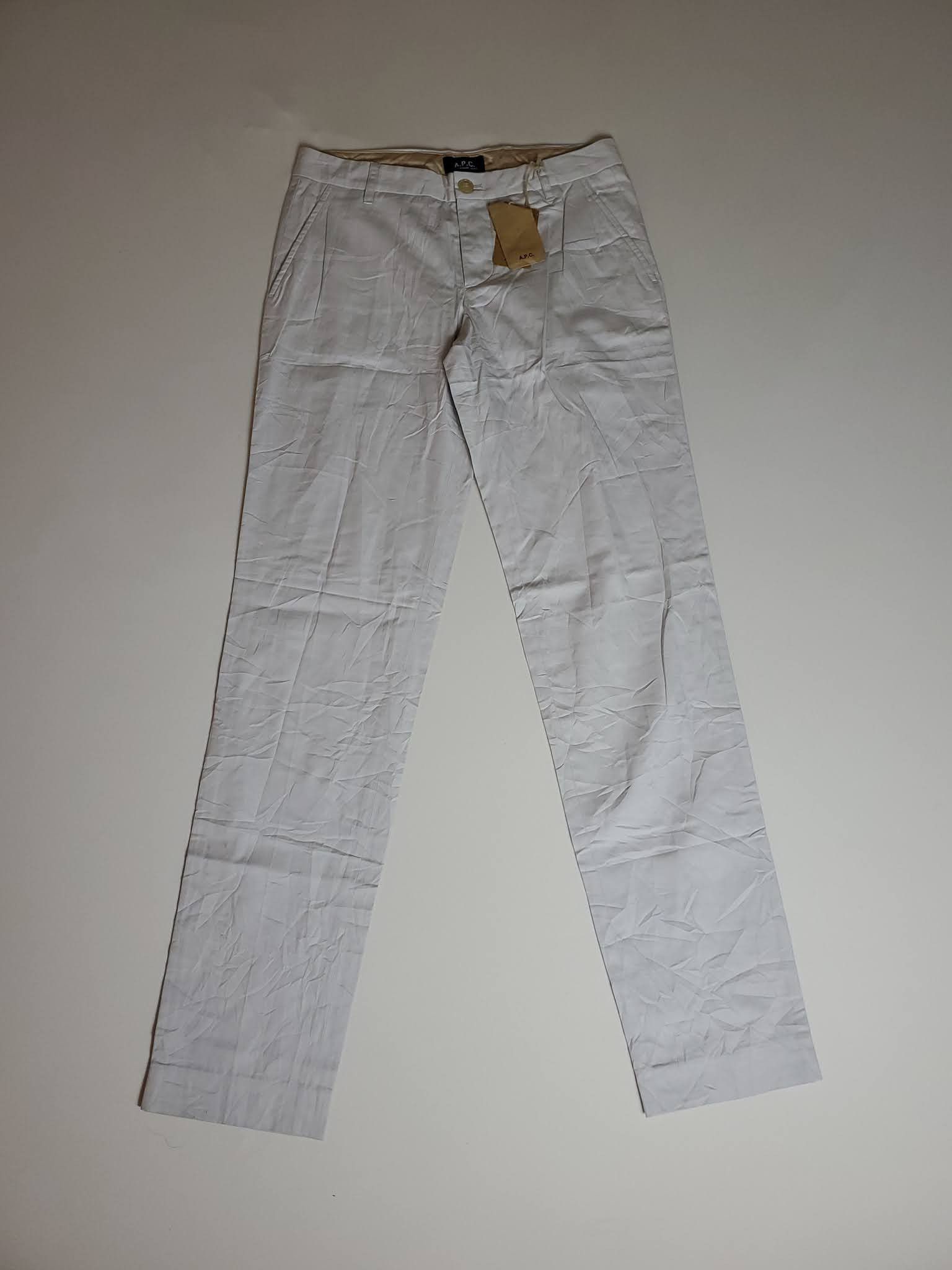 A.P.C. NWT Chino a Pinces Grey Color Pants Size 26" / US 2 / IT 38 - 1 Thumbnail