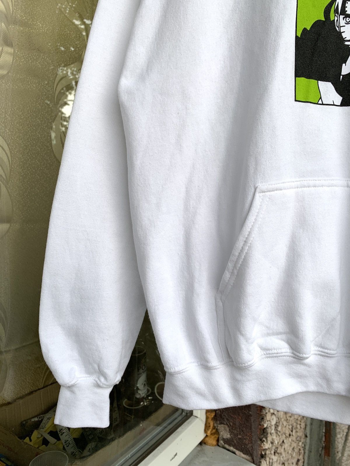 Anime Vintage Naruto Shippuden White Anime Hoodie Size US L / EU 52-54 / 3 - 14 Thumbnail