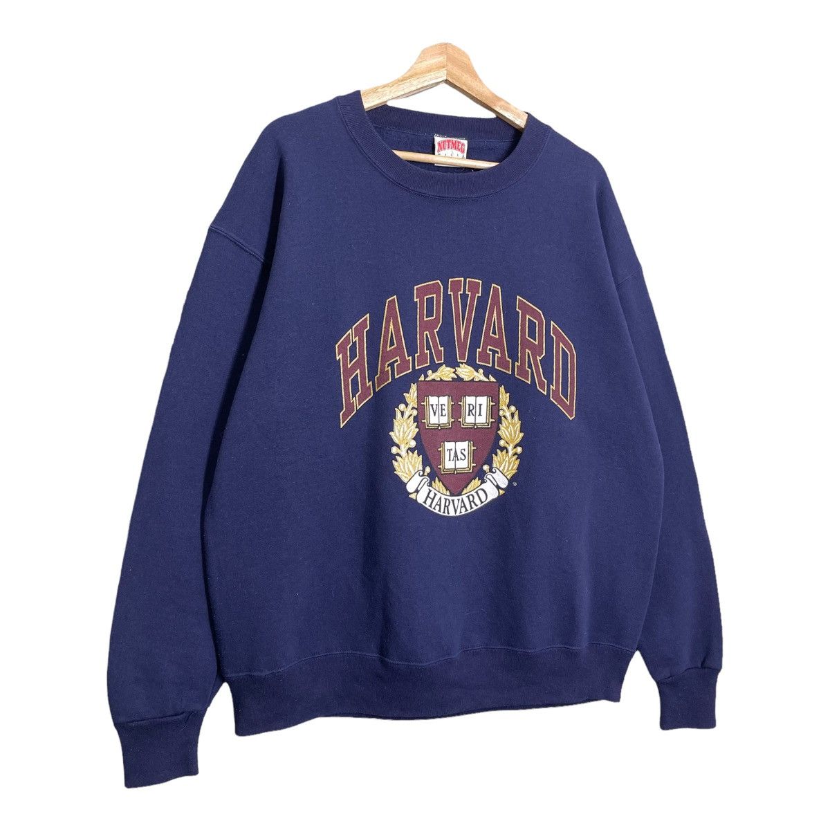 Nutmeg Vintage 90s University Of Harvard Crewneck Sweatshirt Size L Size US L / EU 52-54 / 3 - 2 Thumbnail