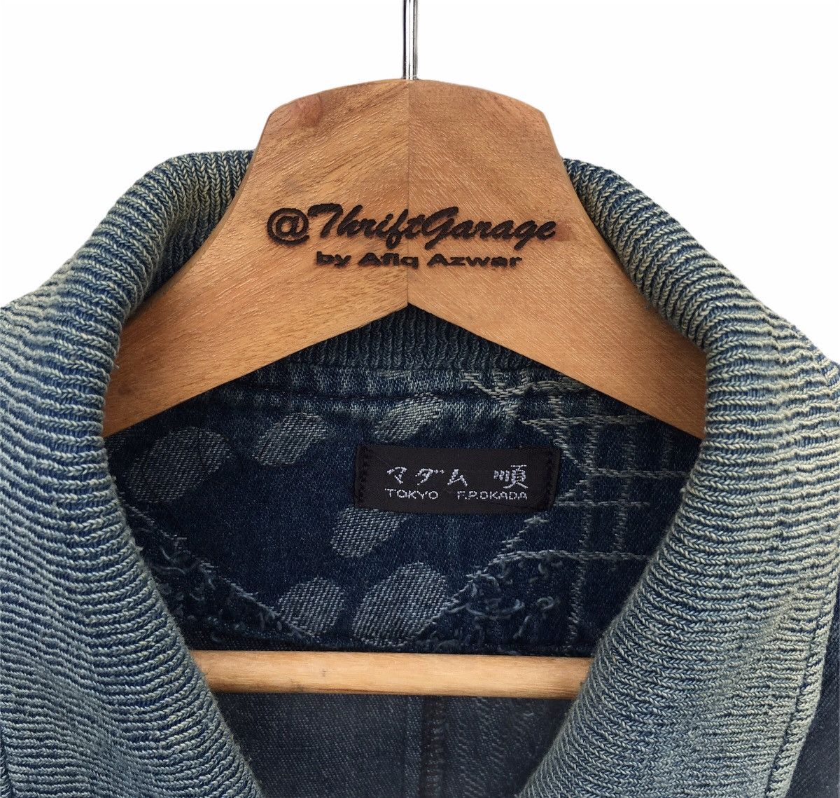 Japanese Brand Vtg Distressed Japanese Brand Patchwork Denim Jacket Size US L / EU 52-54 / 3 - 3 Thumbnail