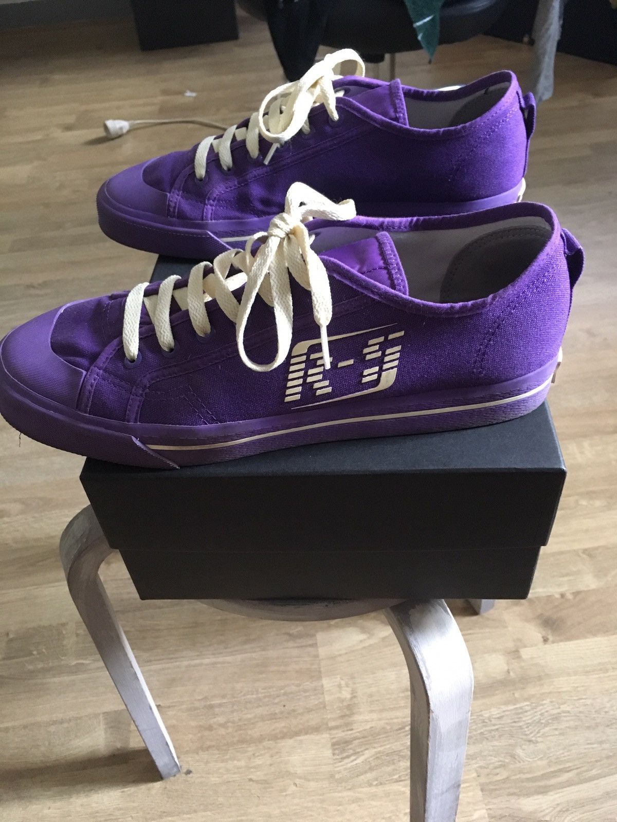 Adidas × Raf Simons Purple Raf Simons Matrix Spirit Low | Grailed