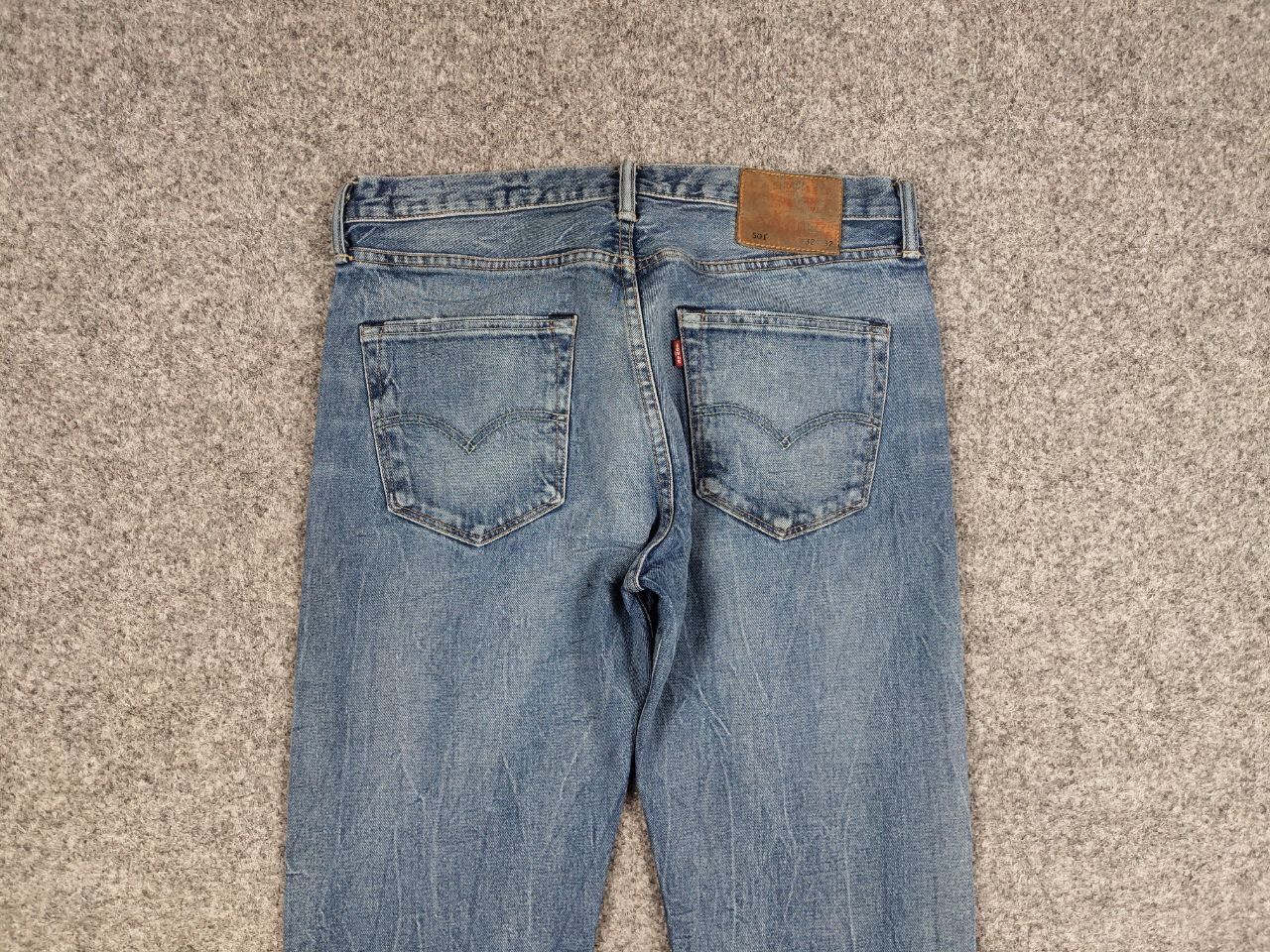 Levi's Vintage Levi’s 501 Blue Washed Denim Jeans Casual Pants Size US 32 / EU 48 - 15 Thumbnail