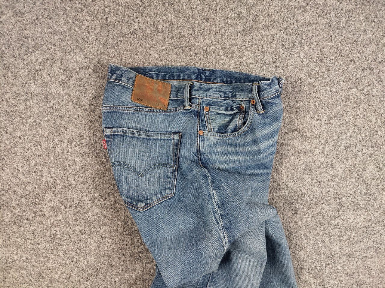 Levi's Vintage Levi’s 501 Blue Washed Denim Jeans Casual Pants Size US 32 / EU 48 - 17 Thumbnail