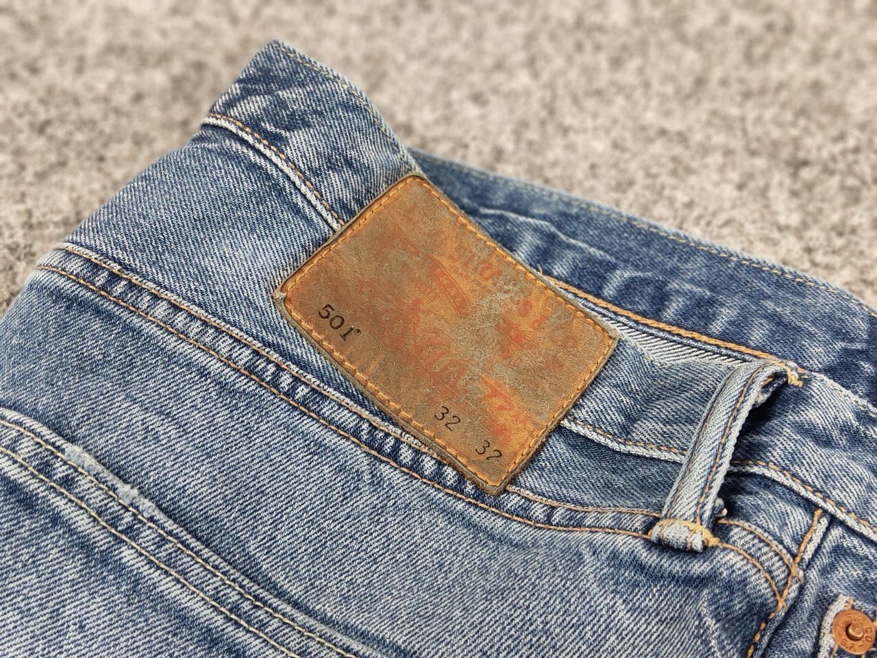 Levi's Vintage Levi’s 501 Blue Washed Denim Jeans Casual Pants Size US 32 / EU 48 - 18 Thumbnail