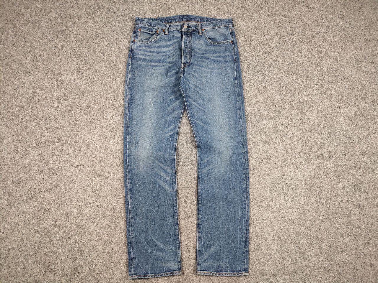 Levi's Vintage Levi’s 501 Blue Washed Denim Jeans Casual Pants Size US 32 / EU 48 - 13 Thumbnail
