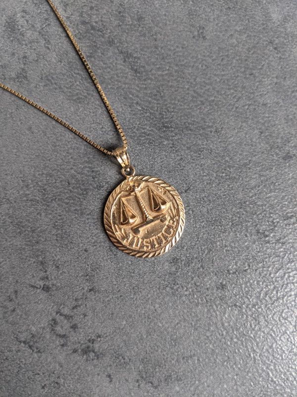 Supreme Justice gold chain necklace | Grailed