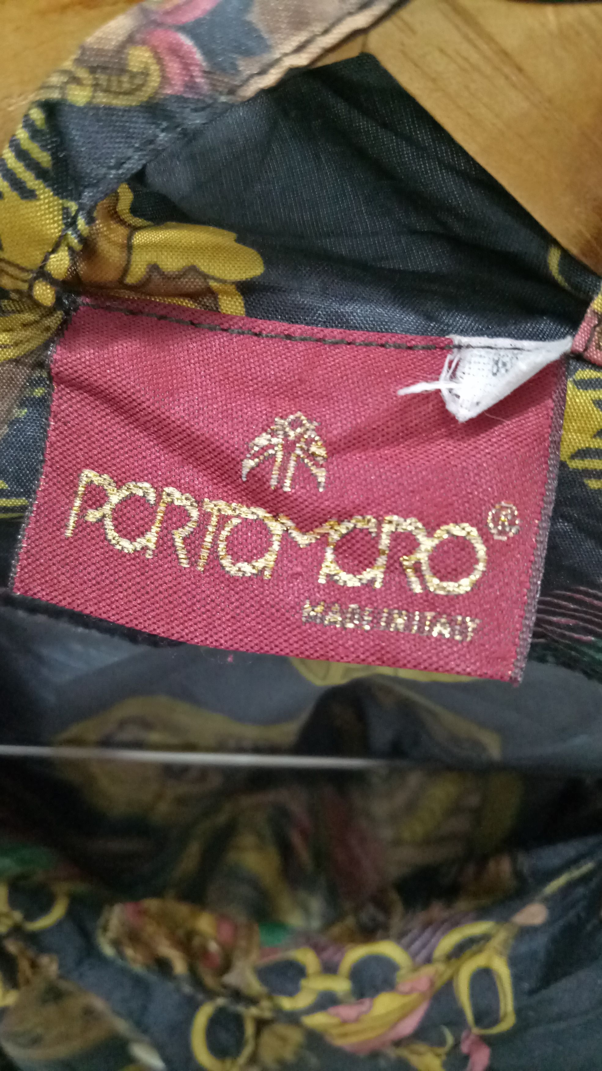 Vintage Portomoro hodie full print jacket made in italy Size US L / EU 52-54 / 3 - 3 Thumbnail
