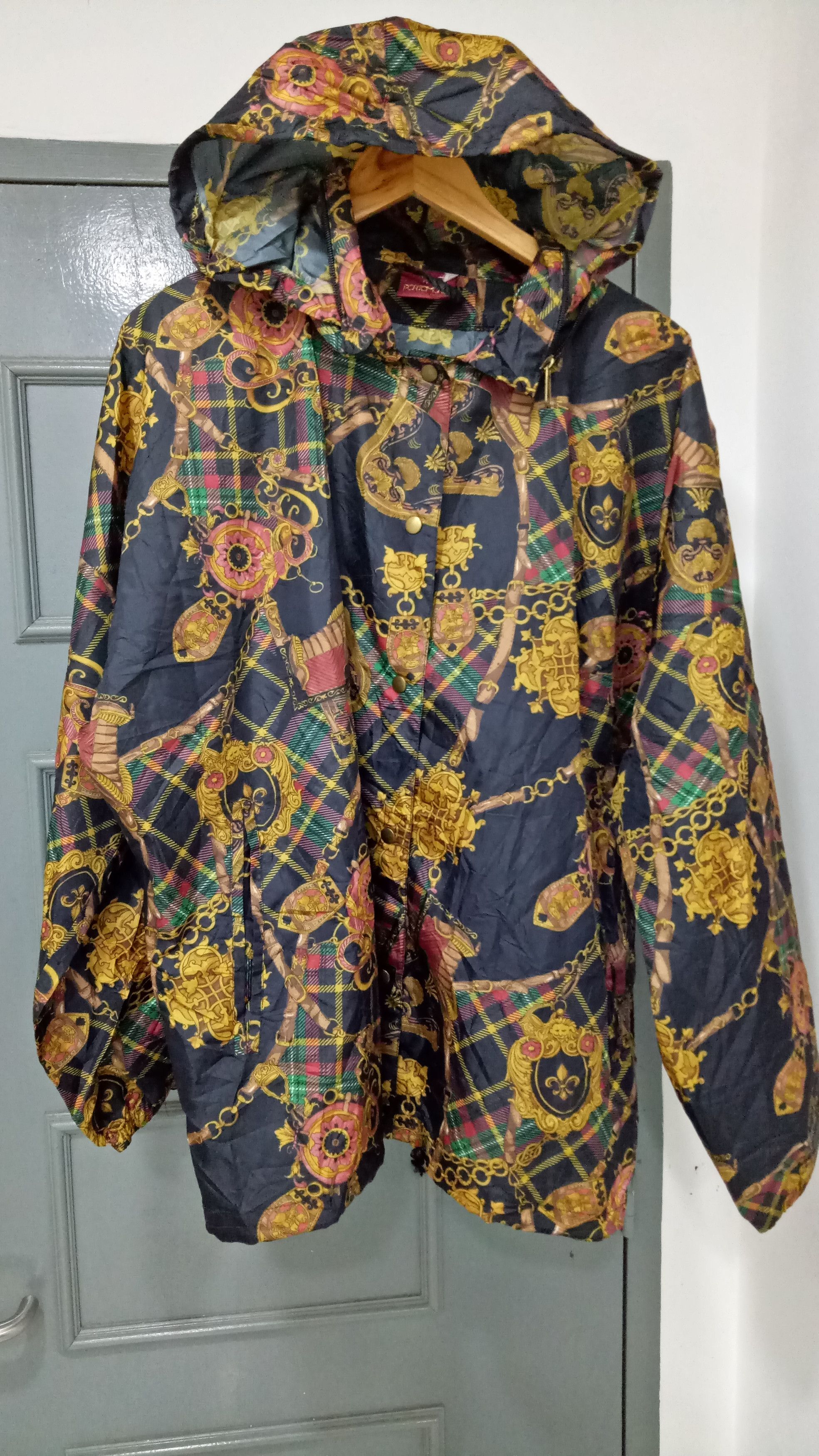 Vintage Portomoro hodie full print jacket made in italy Size US L / EU 52-54 / 3 - 1 Thumbnail