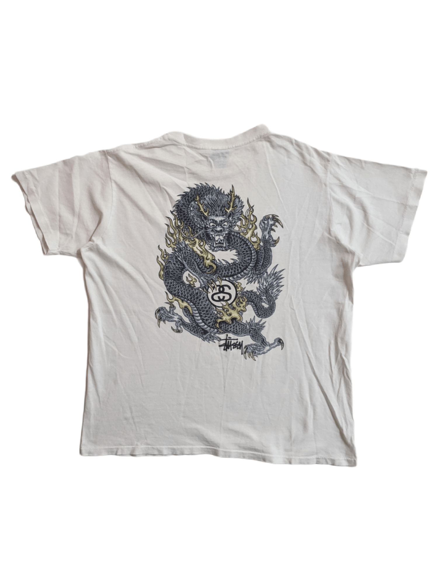 Vintage DOPE 🔥 Vintage Stussy Dragon T-shirt | Grailed