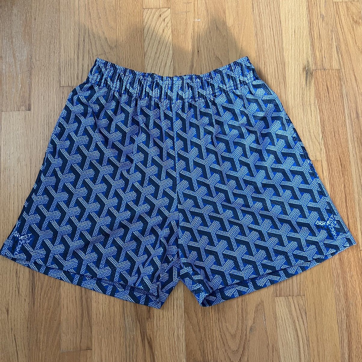 Bravest Studios Bravest Studios Goyard Shorts Blue Grailed