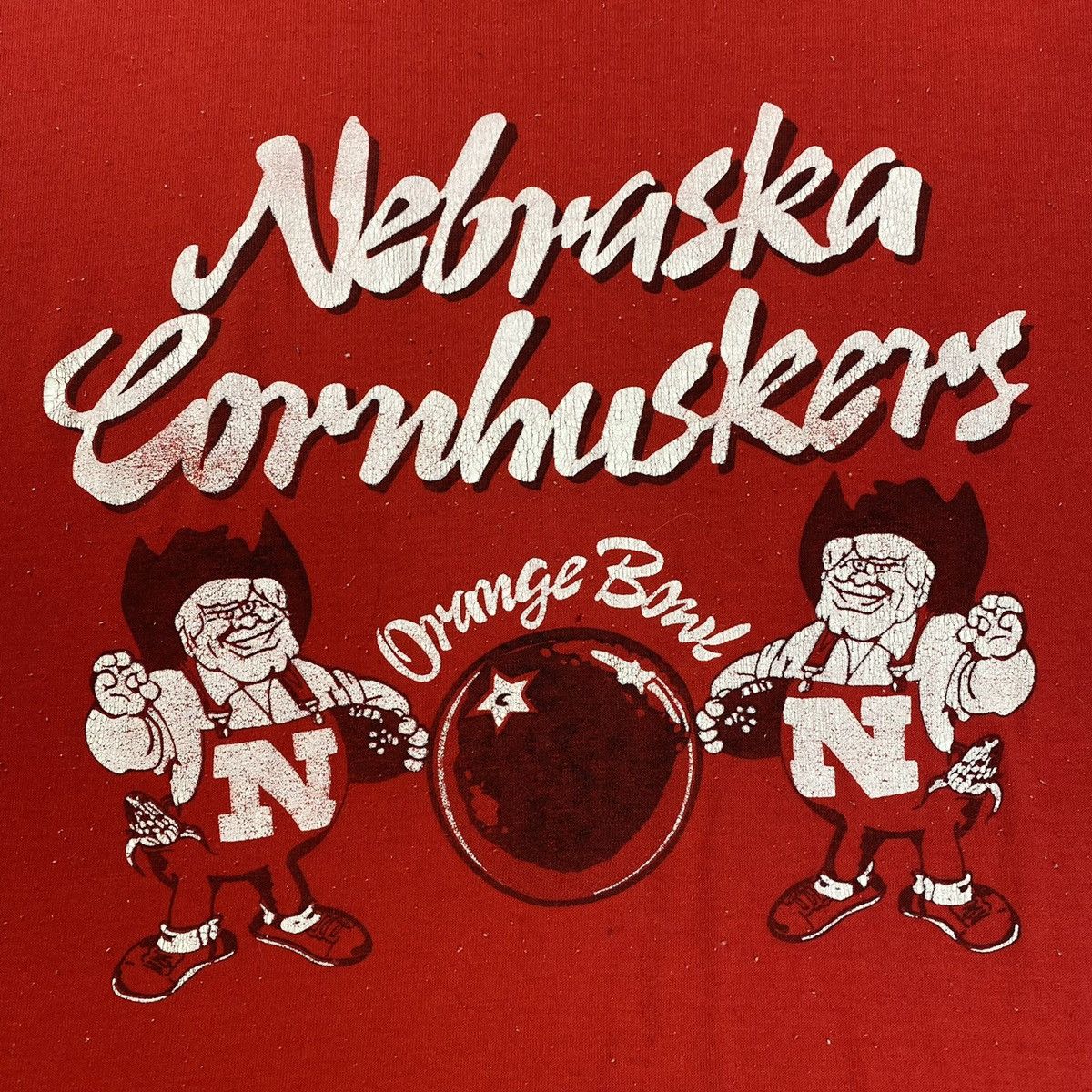 Vintage Vintage 70s Nebraska Huskers Sportswear T Shirt Size M Size US M / EU 48-50 / 2 - 3 Thumbnail