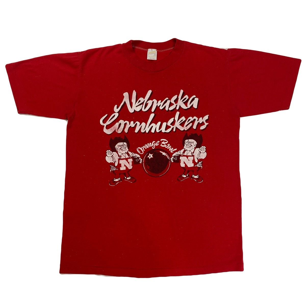 Vintage Vintage 70s Nebraska Huskers Sportswear T Shirt Size M Size US M / EU 48-50 / 2 - 1 Thumbnail