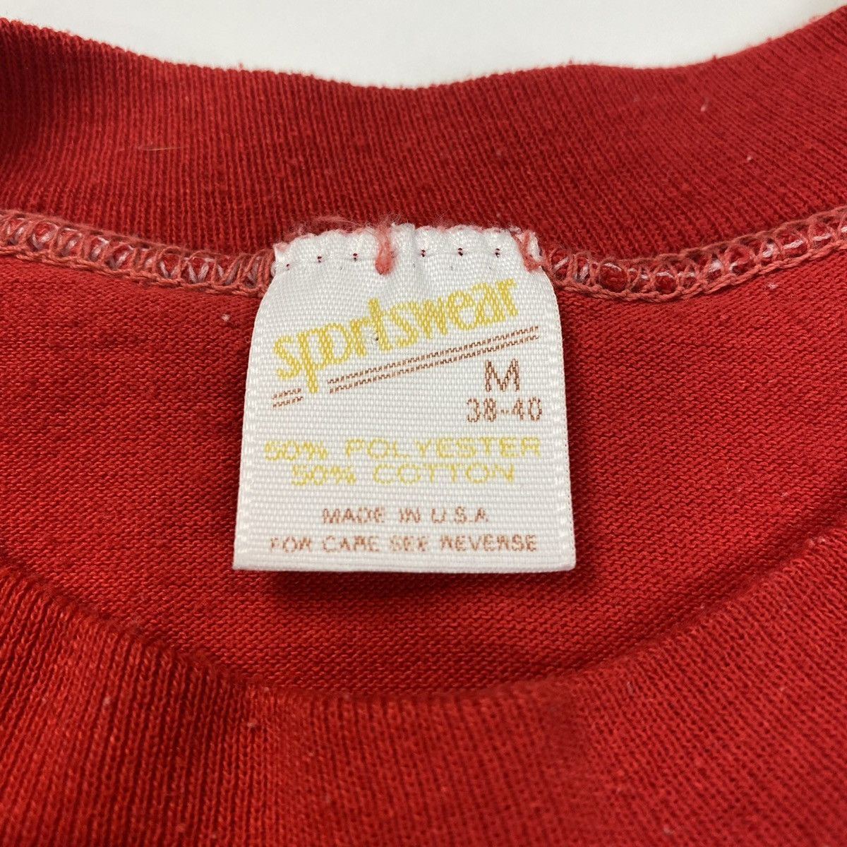 Vintage Vintage 70s Nebraska Huskers Sportswear T Shirt Size M Size US M / EU 48-50 / 2 - 4 Thumbnail