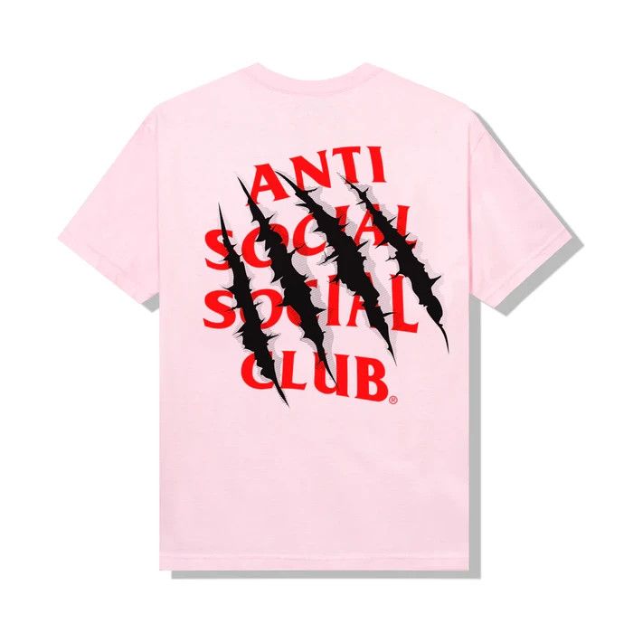 anti social social club after us pink tee