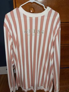 Guess kenmore striped store long sleeve tee