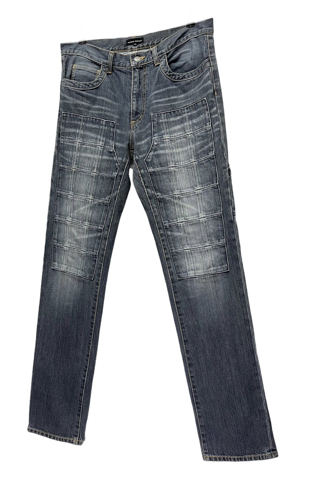 Hysteric Glamour Vintage OZONE ROCKS OZONE COMMUNITY Double Knee Street Denim Size US 32 / EU 48 - 3 Thumbnail