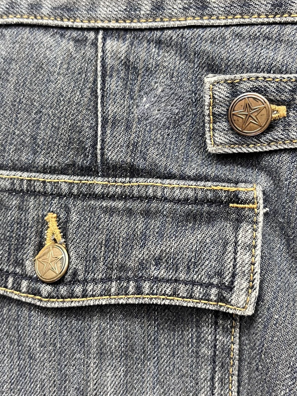 Hysteric Glamour Vintage OZONE ROCKS OZONE COMMUNITY Double Knee Street Denim Size US 32 / EU 48 - 8 Thumbnail