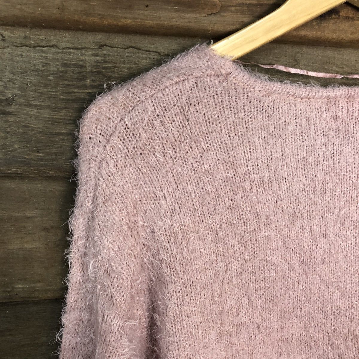 Vintage Gu Pink Shag Shaggy Fur Mohair Knitwear #7002 Size US S / EU 44-46 / 1 - 10 Thumbnail