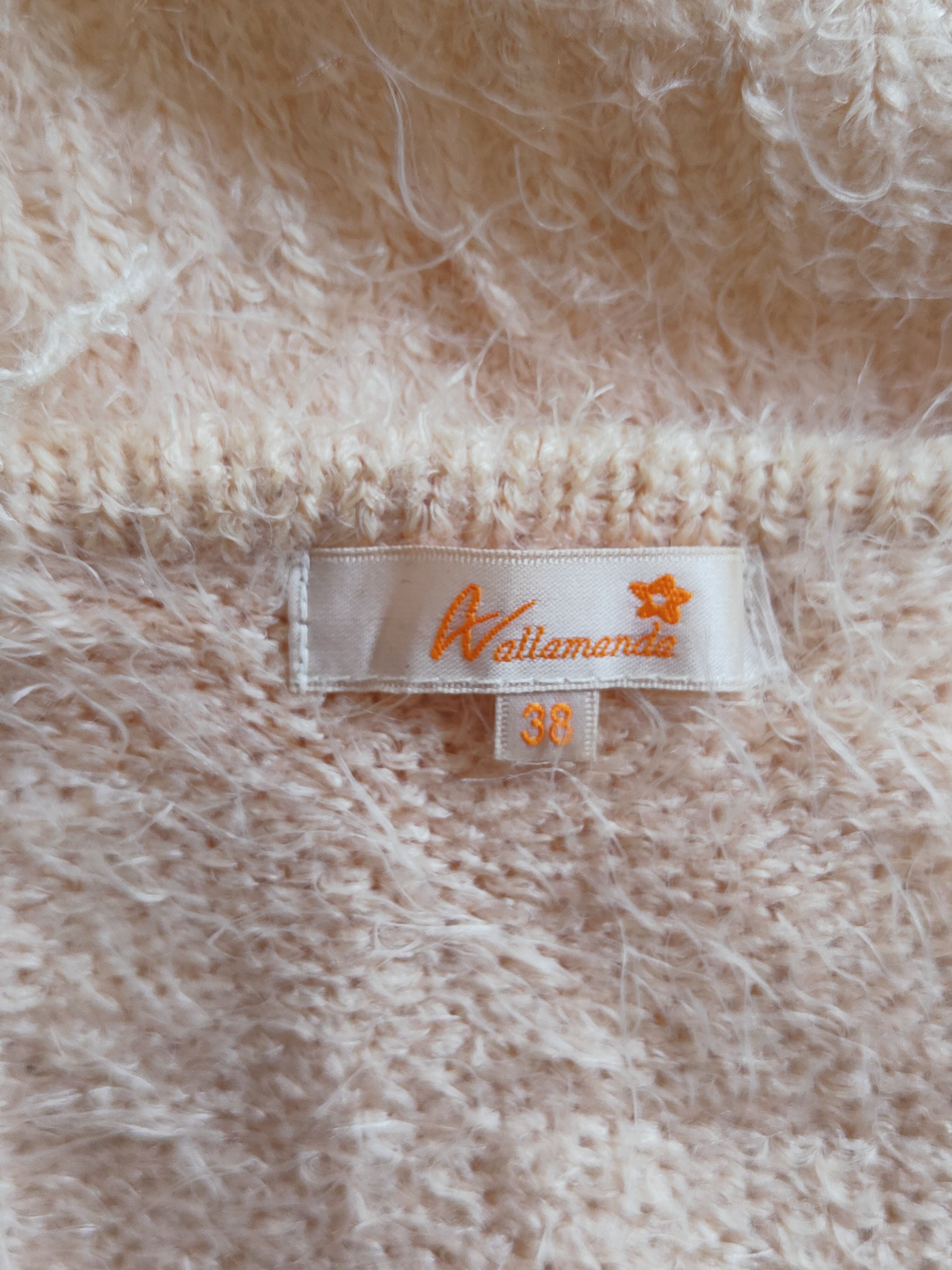 Homespun Knitwear × Japanese Brand Avallamanda Shaggy Mohair Knitwear crop top cardigan #S274 Size S / US 4 / IT 40 - 10 Thumbnail