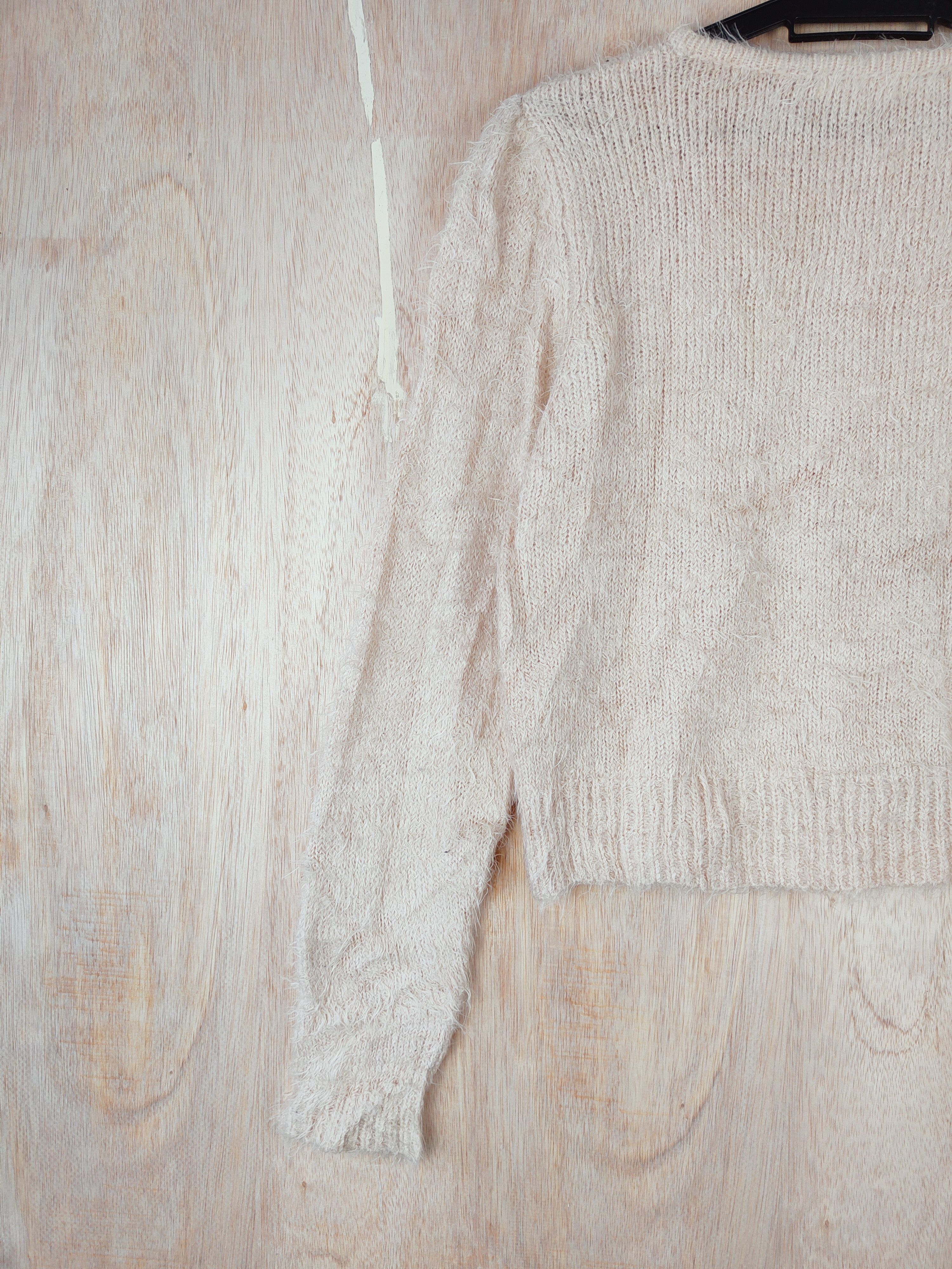 Homespun Knitwear × Japanese Brand Avallamanda Shaggy Mohair Knitwear crop top cardigan #S274 Size S / US 4 / IT 40 - 6 Thumbnail