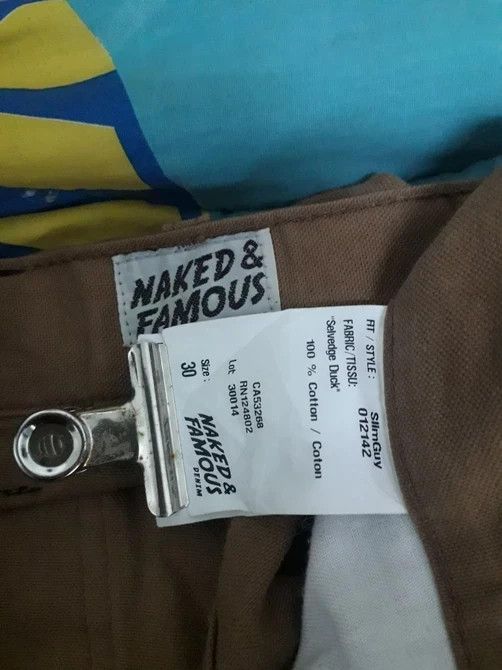 Naked & Famous NAKED & FAMOUS DENIM JEANS Size US 33 - 8 Thumbnail