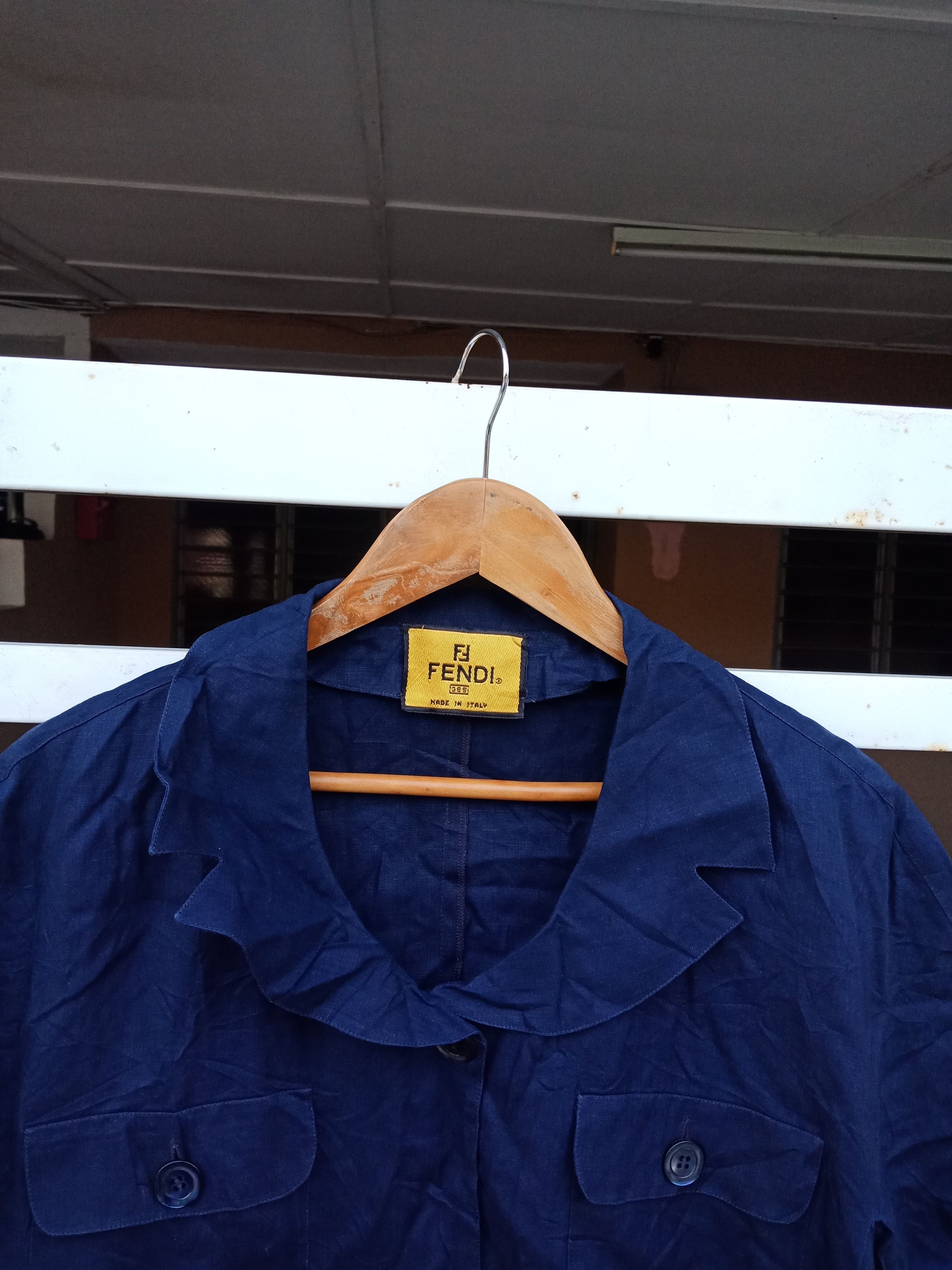 Fendi Luxury Fendi Shirt Made in Italy Size M / US 6-8 / IT 42-44 - 6 Thumbnail