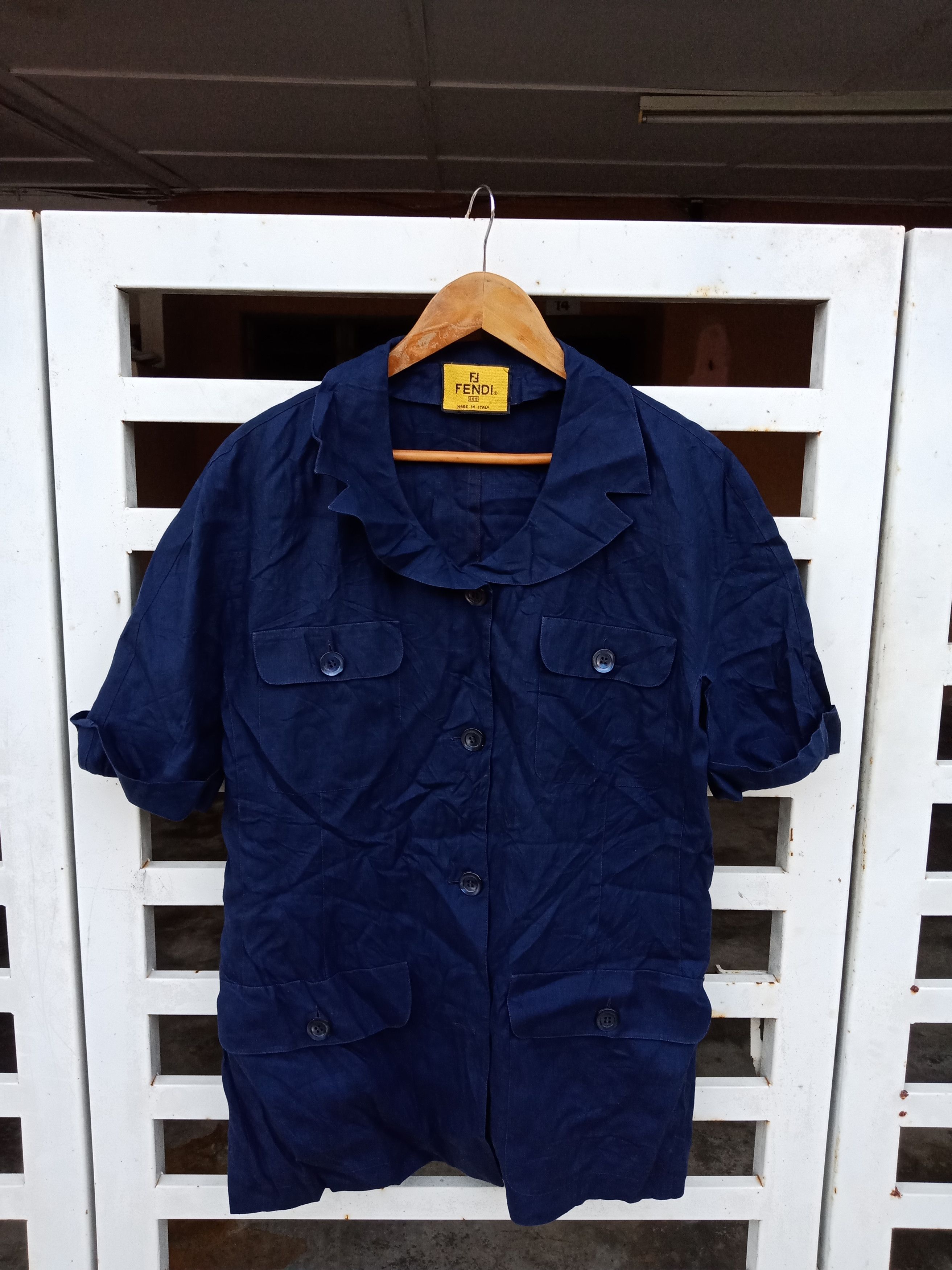 Fendi Luxury Fendi Shirt Made in Italy Size M / US 6-8 / IT 42-44 - 1 Thumbnail